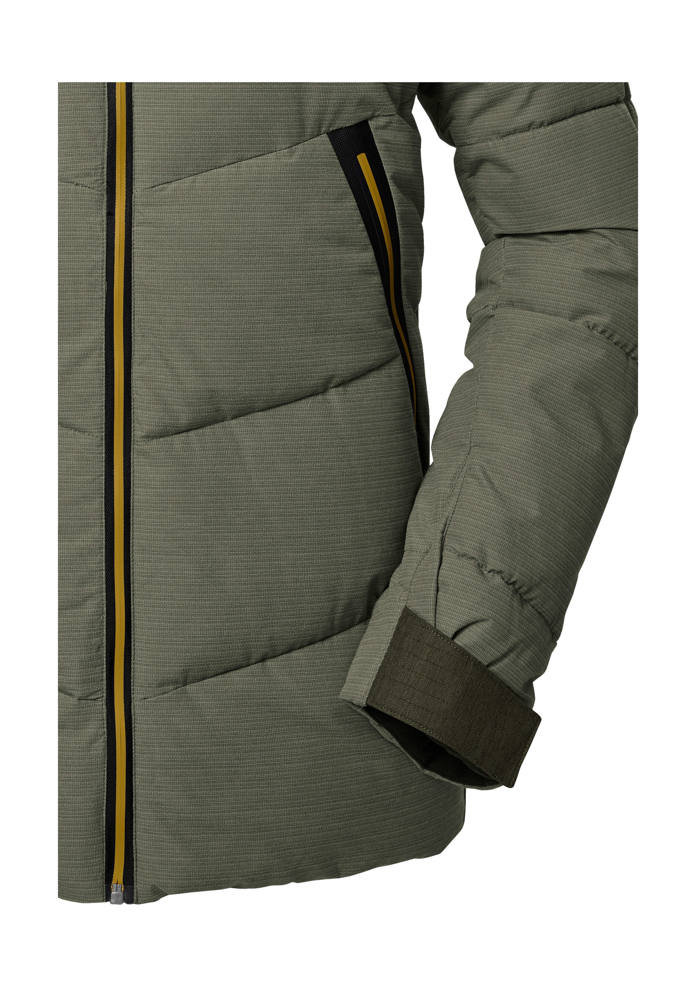 Killtec Gewatteerde jas KOW 306 MN QLTD JCKT Heren gewatteerde jas met capuchon waterafstotend ademend