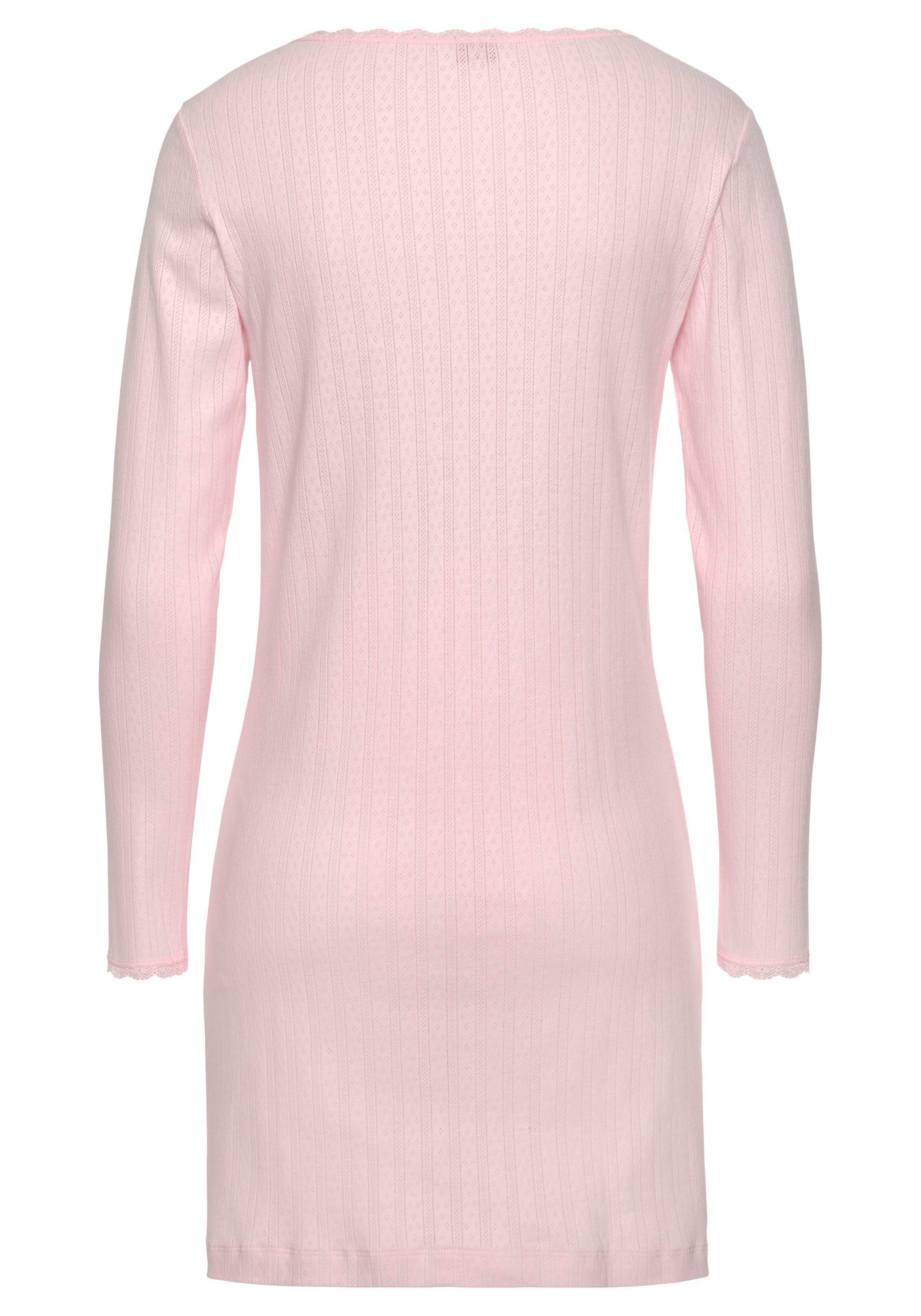 s.Oliver RED LABEL Beachwear Nachthemd in ajourbreisel