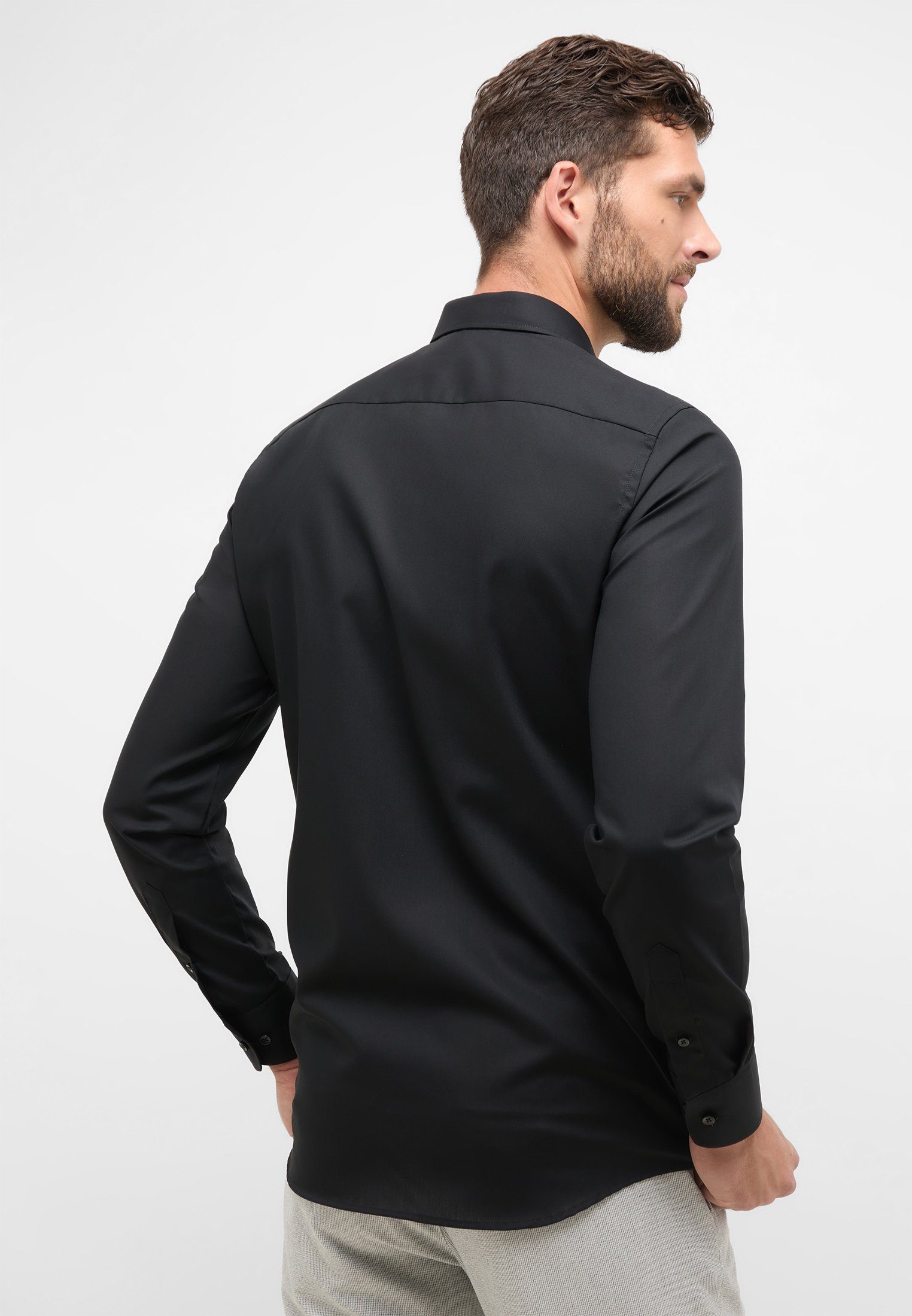 Eterna Overhemd met lange mouwen Slim fit