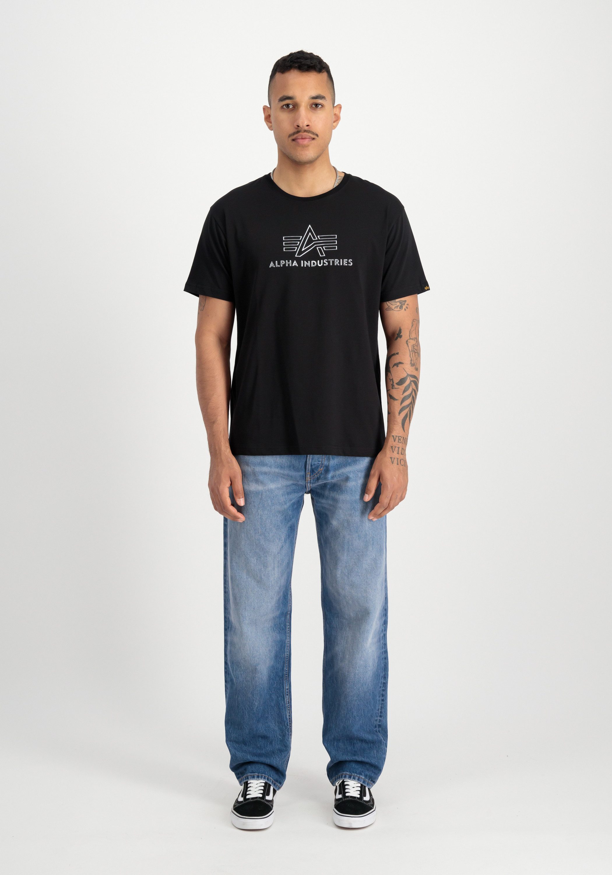 Alpha Industries T-shirt Basic Mid Logo TPU T-Shirt
