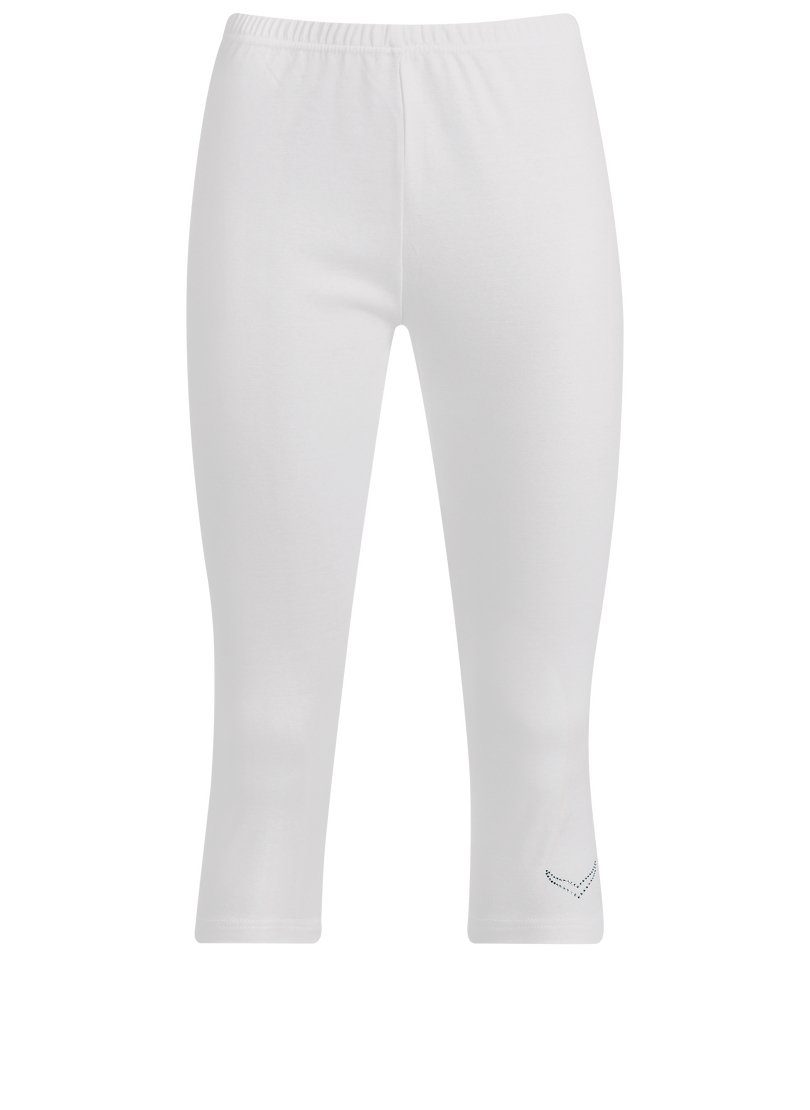 Trigema Legging TRIGEMA 3/4-legging met kristallen (1-delig)