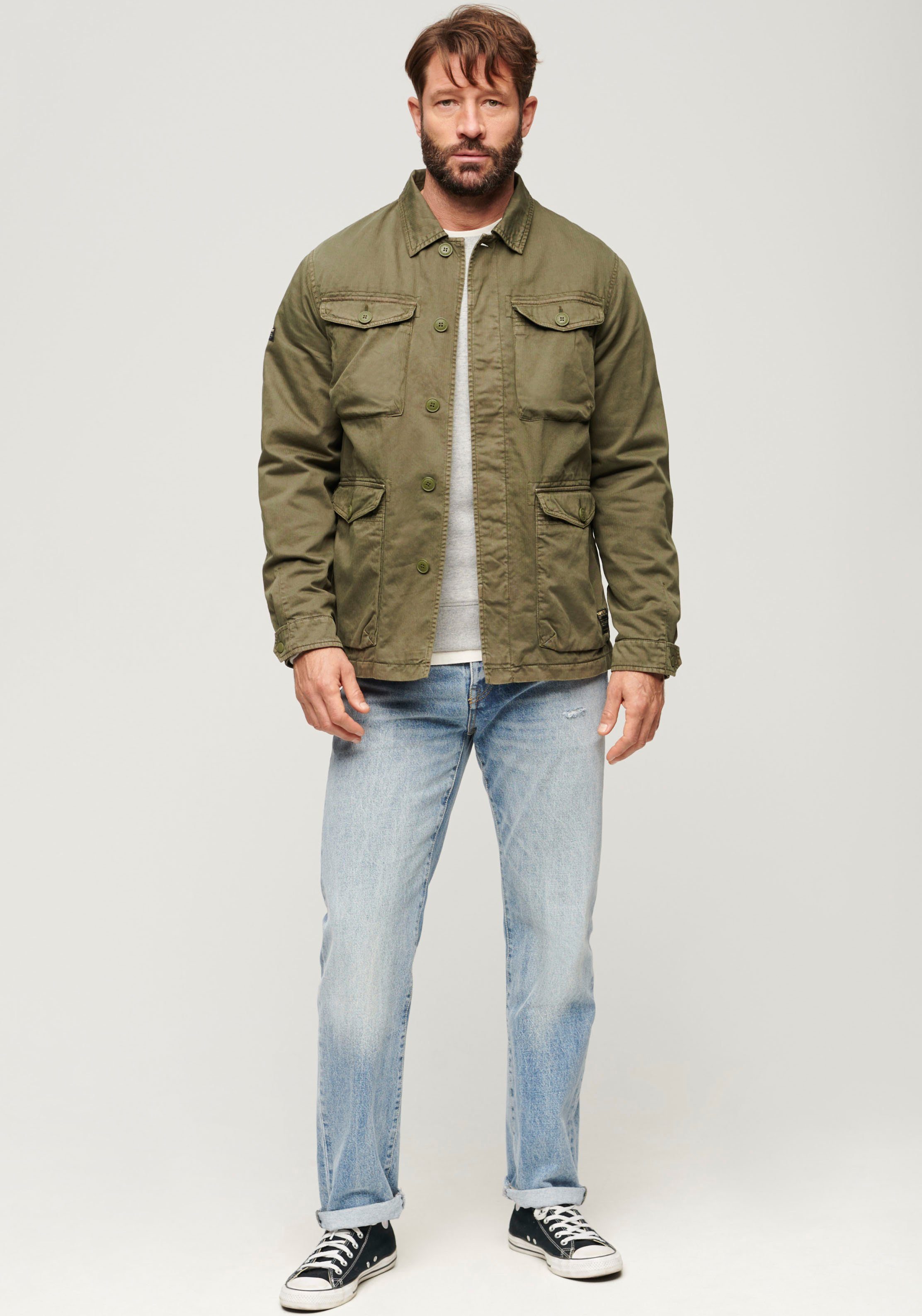 Superdry Outdoorjack SD-MILITARY M65 EMB LW JACKET