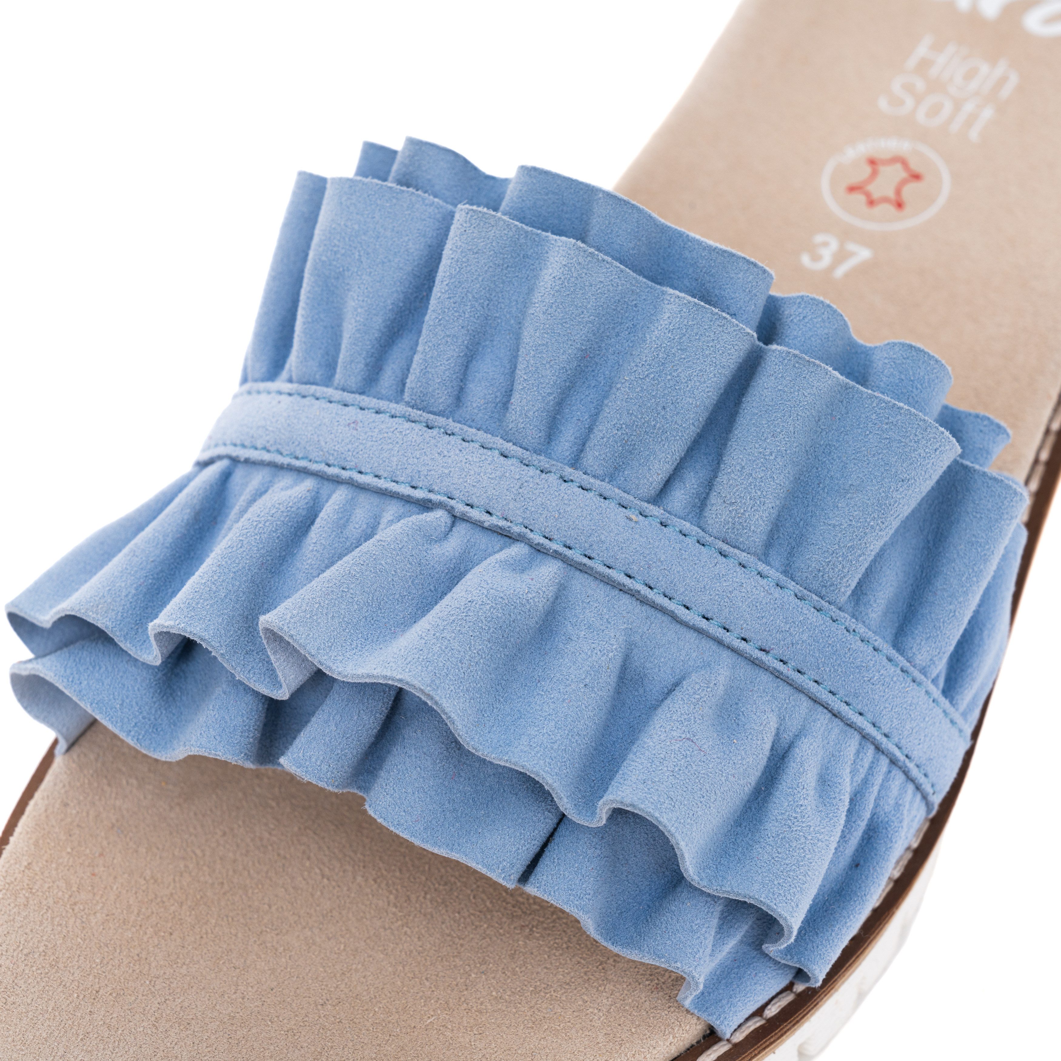 Ara Slippers KENT , slides, flats, sandaal met geplooide bandage