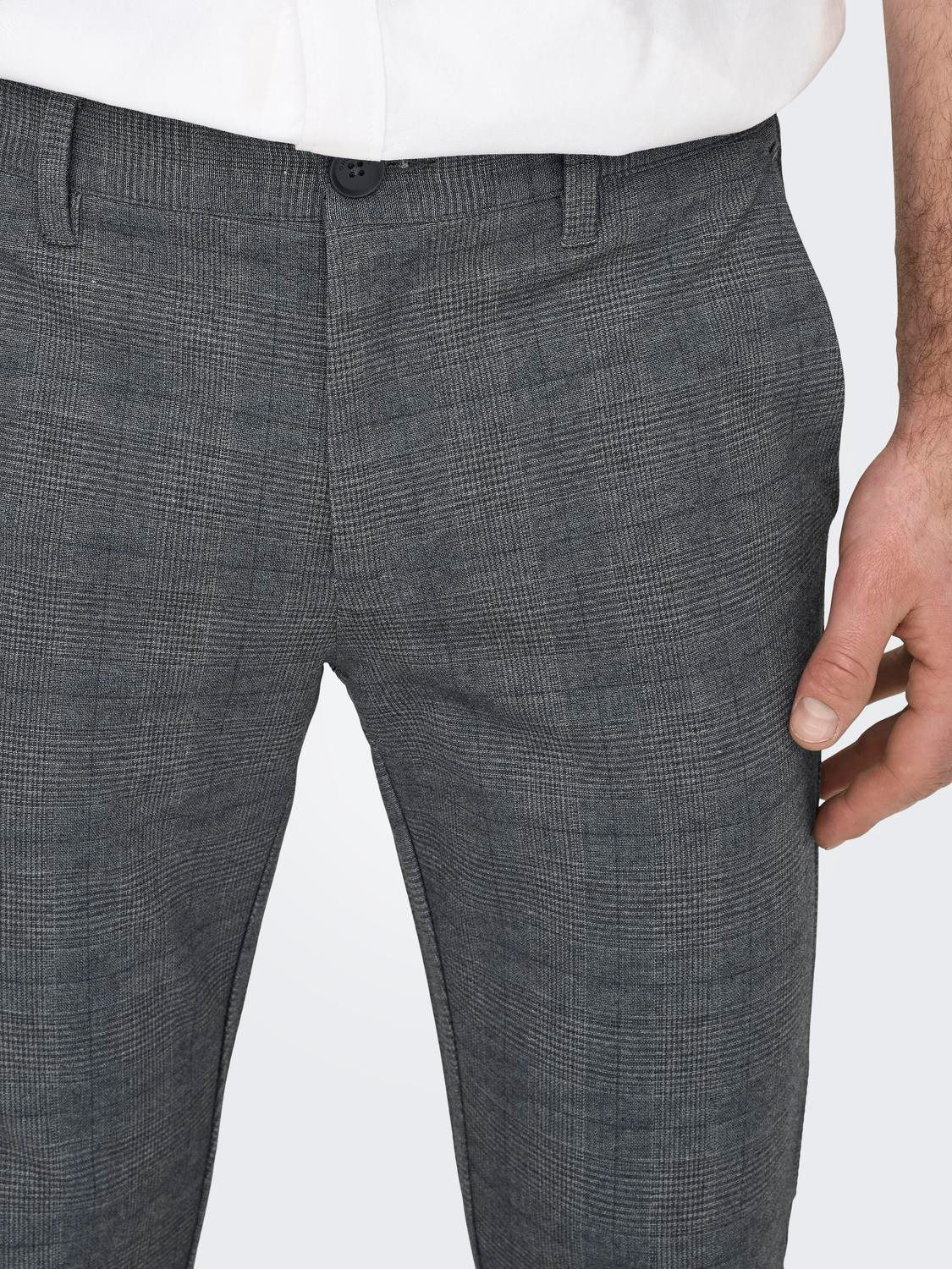 ONLY & SONS Chino ONSMARK SLIM CHECK 020919 PANT NOOS