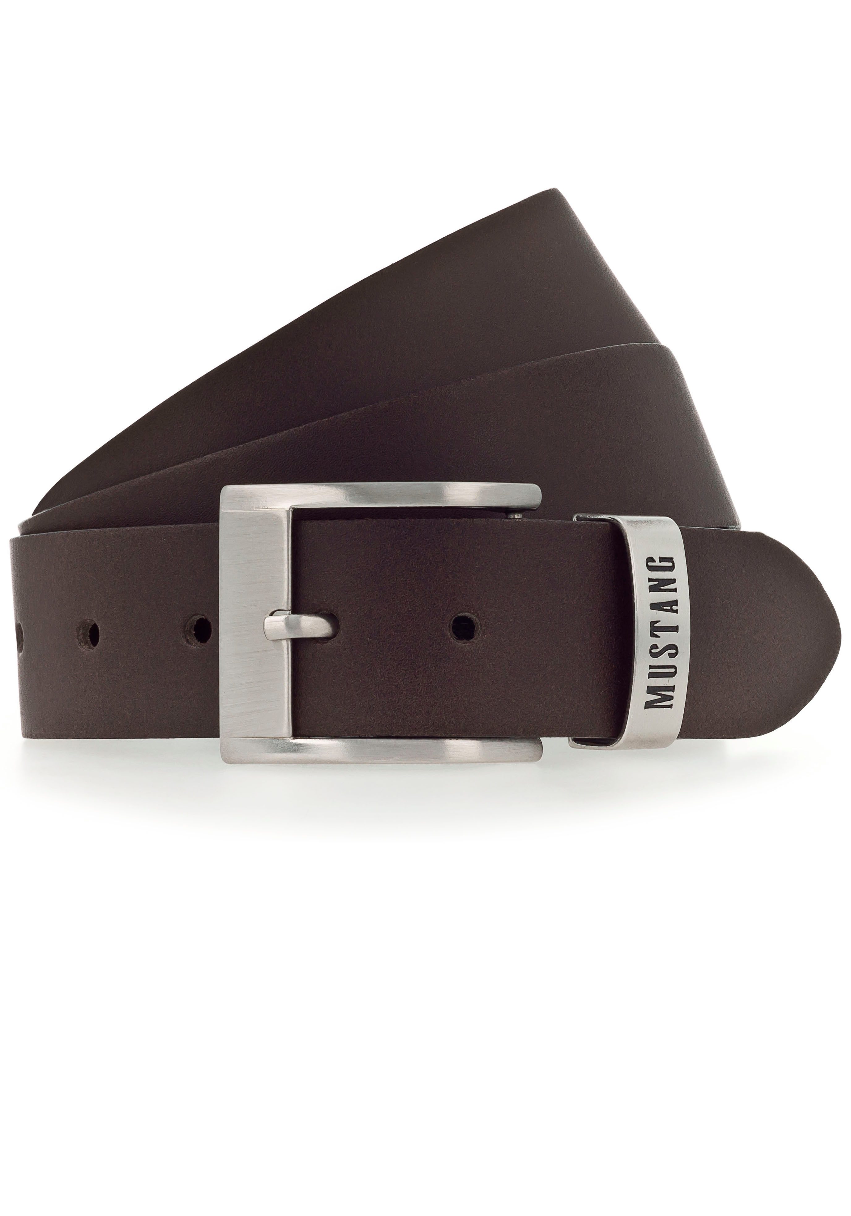 NU 20% KORTING: MUSTANG Leren riem