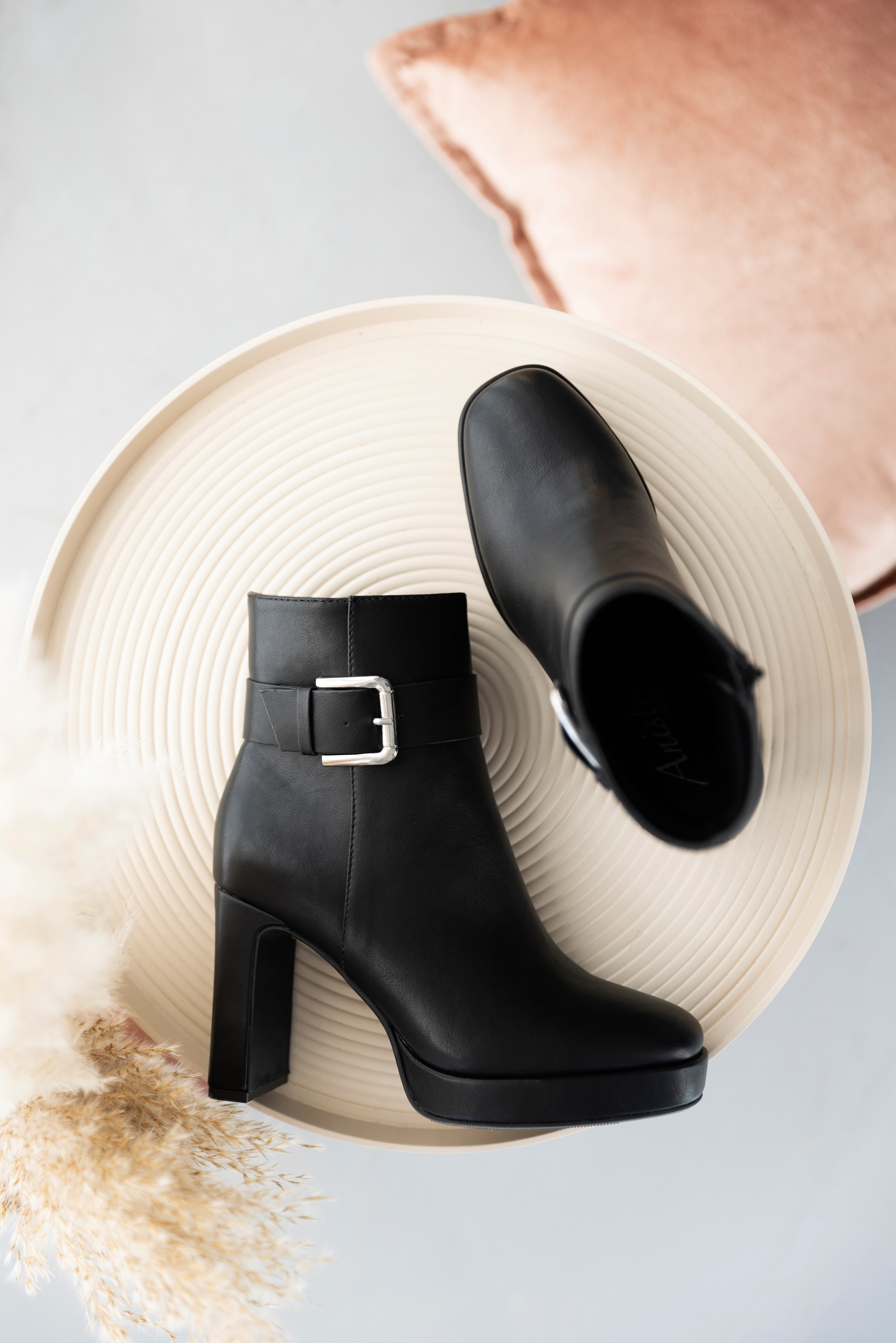 Aniston SHOES Laarsjes avond enkellaars met plateau - nieuwe collectie