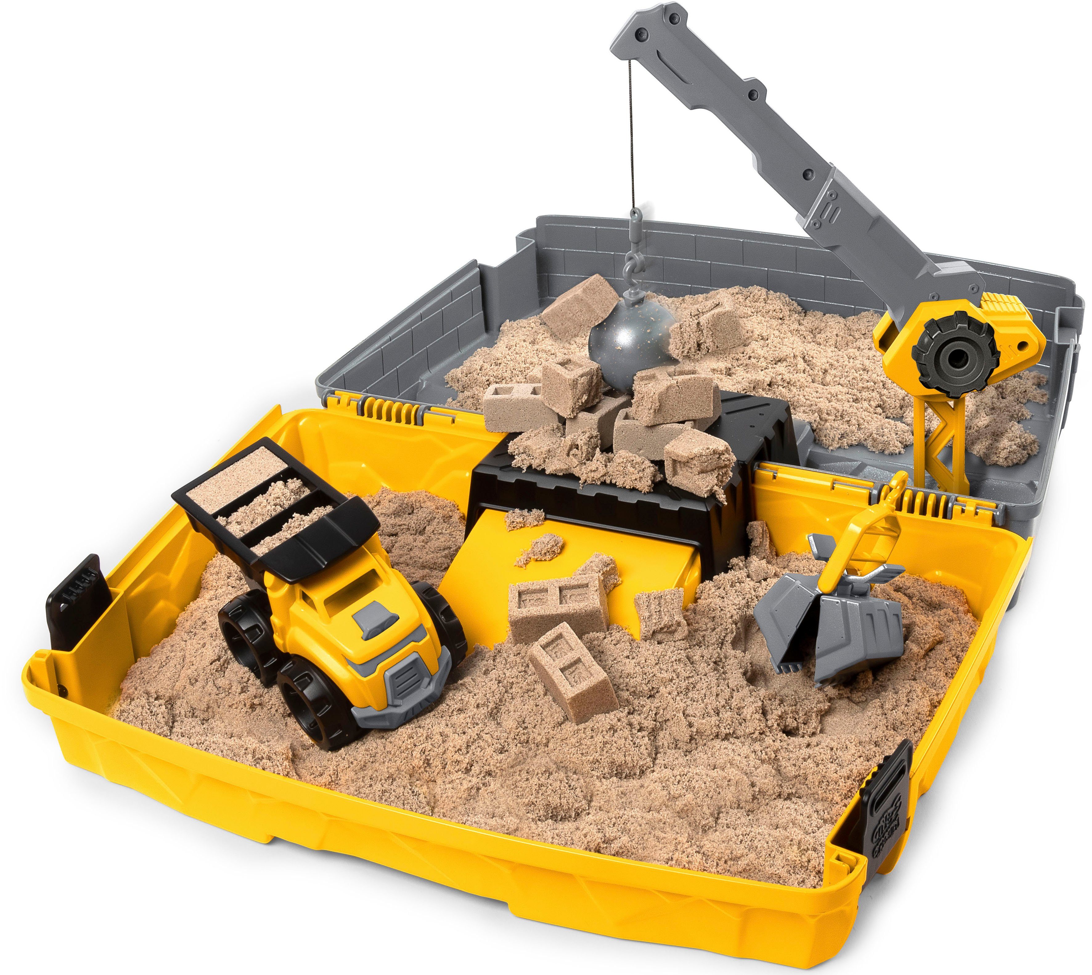 Spin Master Knutselset Kinetic Sand - Construction Folding Sandbox 907 g