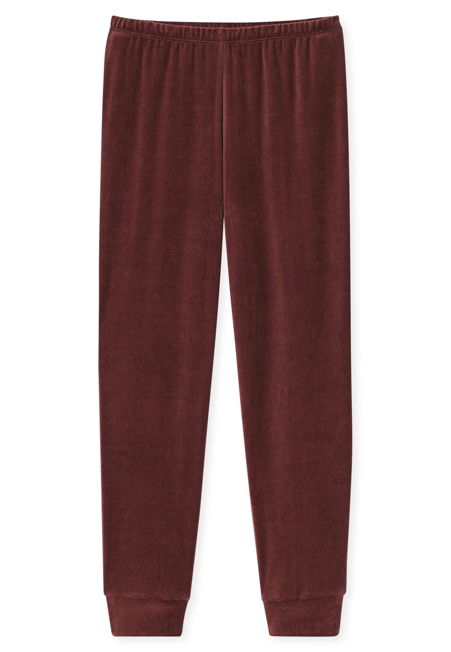 Schiesser Pyjama Comfort Nightwear Katoenmix, ronde hals, lange mouwen, velours kwaliteit
