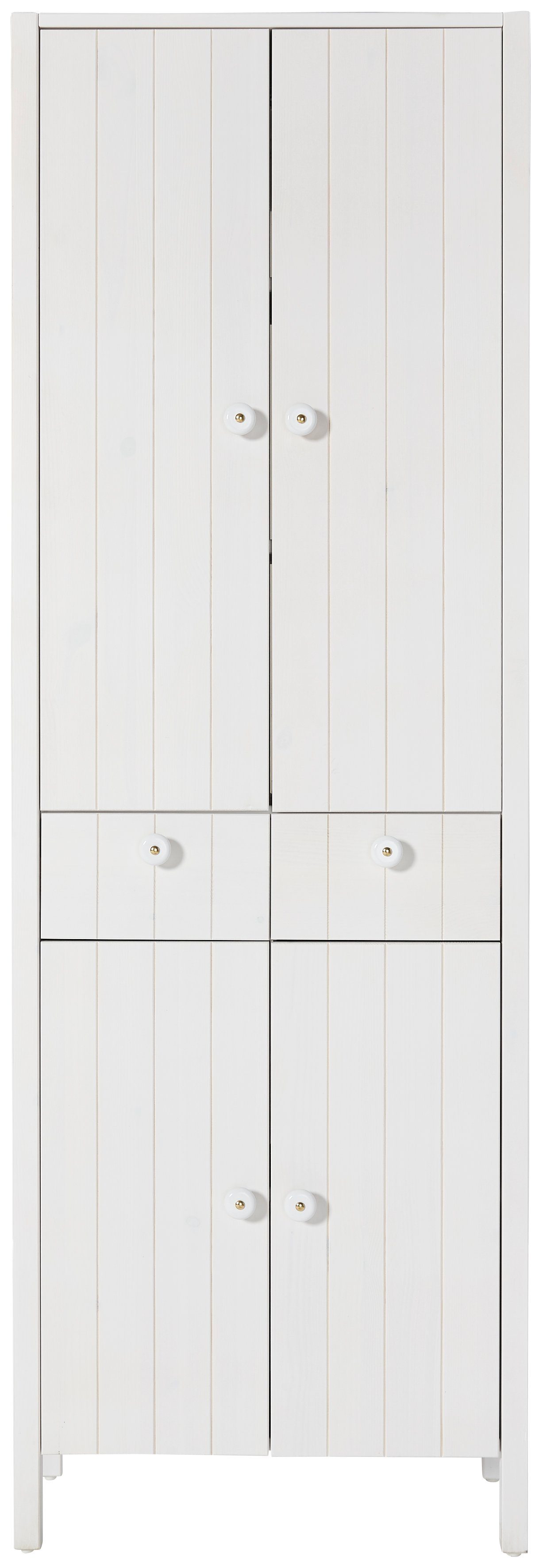 Home affaire Hoge kast TINA Badkamermeubel, kast, breedte 57 cm, massief hout