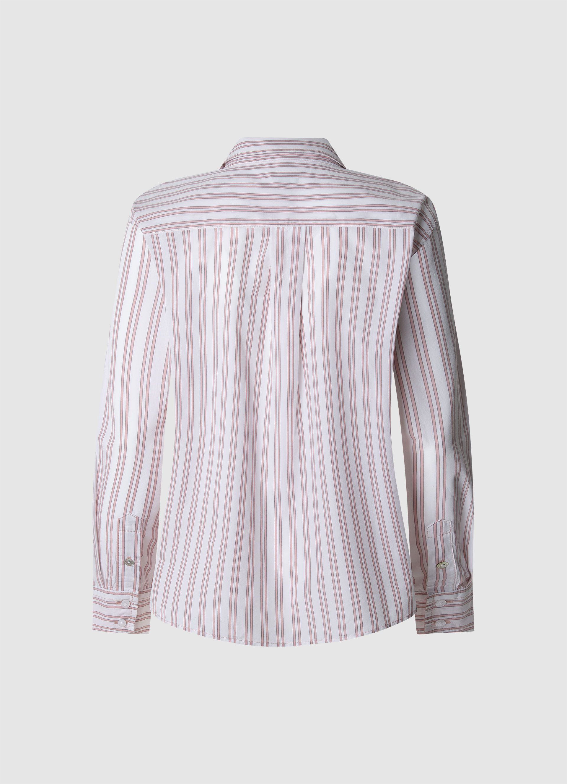Pepe Jeans Overhemdblouse Slim met geborduurd logo