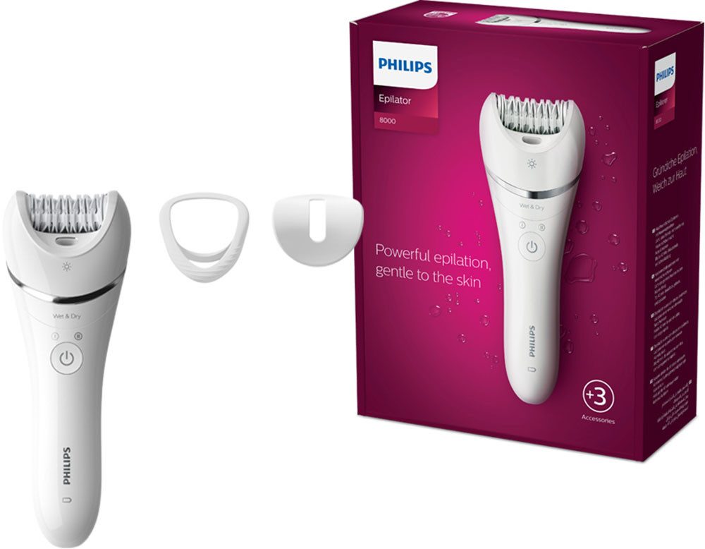 Philips Epilator BRE700/00 Natte en droge epilator, met 2 snelheidsinstellingen