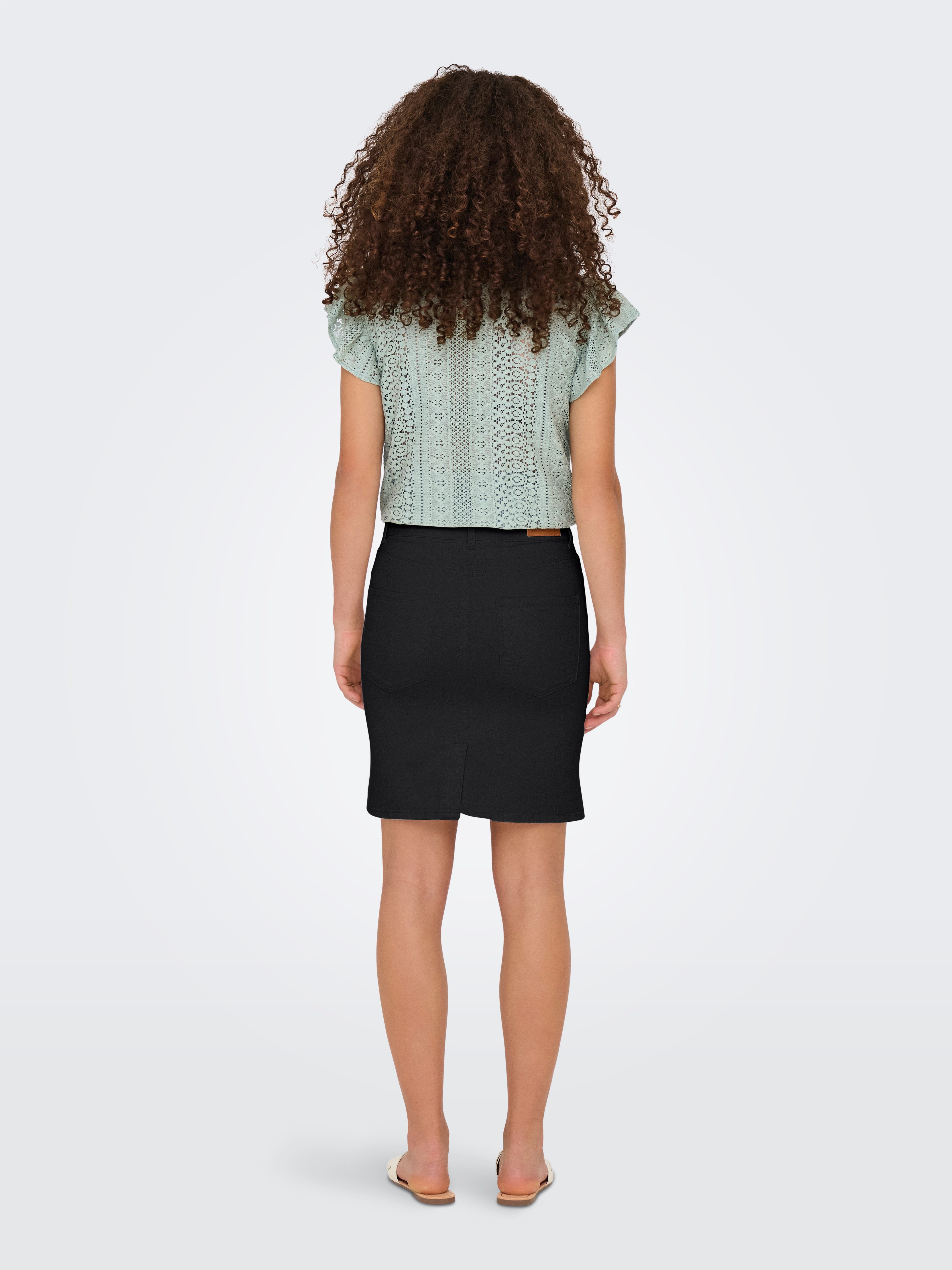 Only Jeans rok ONLWONDER HW DNM SKIRT PIM NOOS