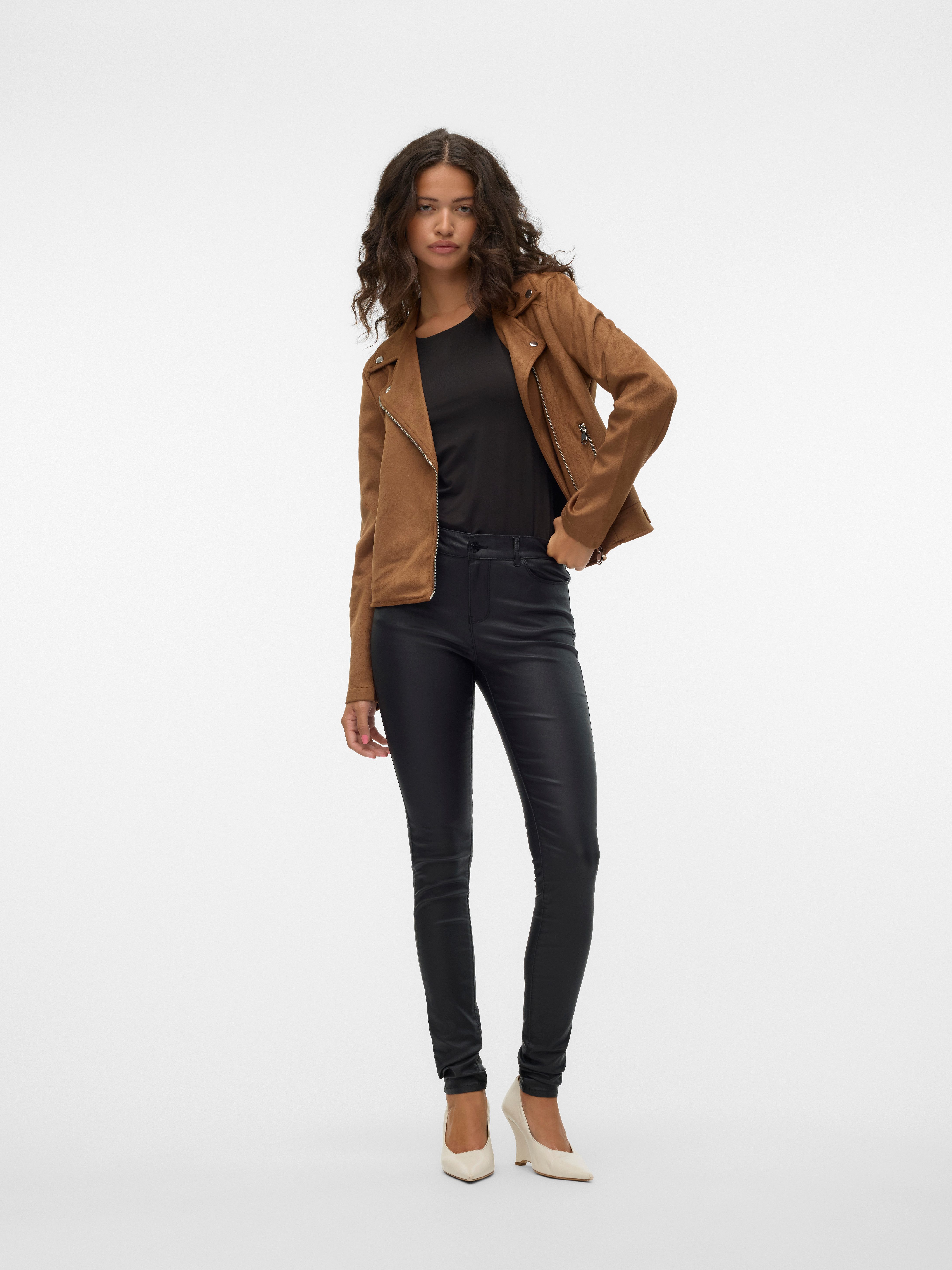Vero Moda Imitatieleren jack VMJOSE SHORT FAUX SUEDE JACKET NOOS