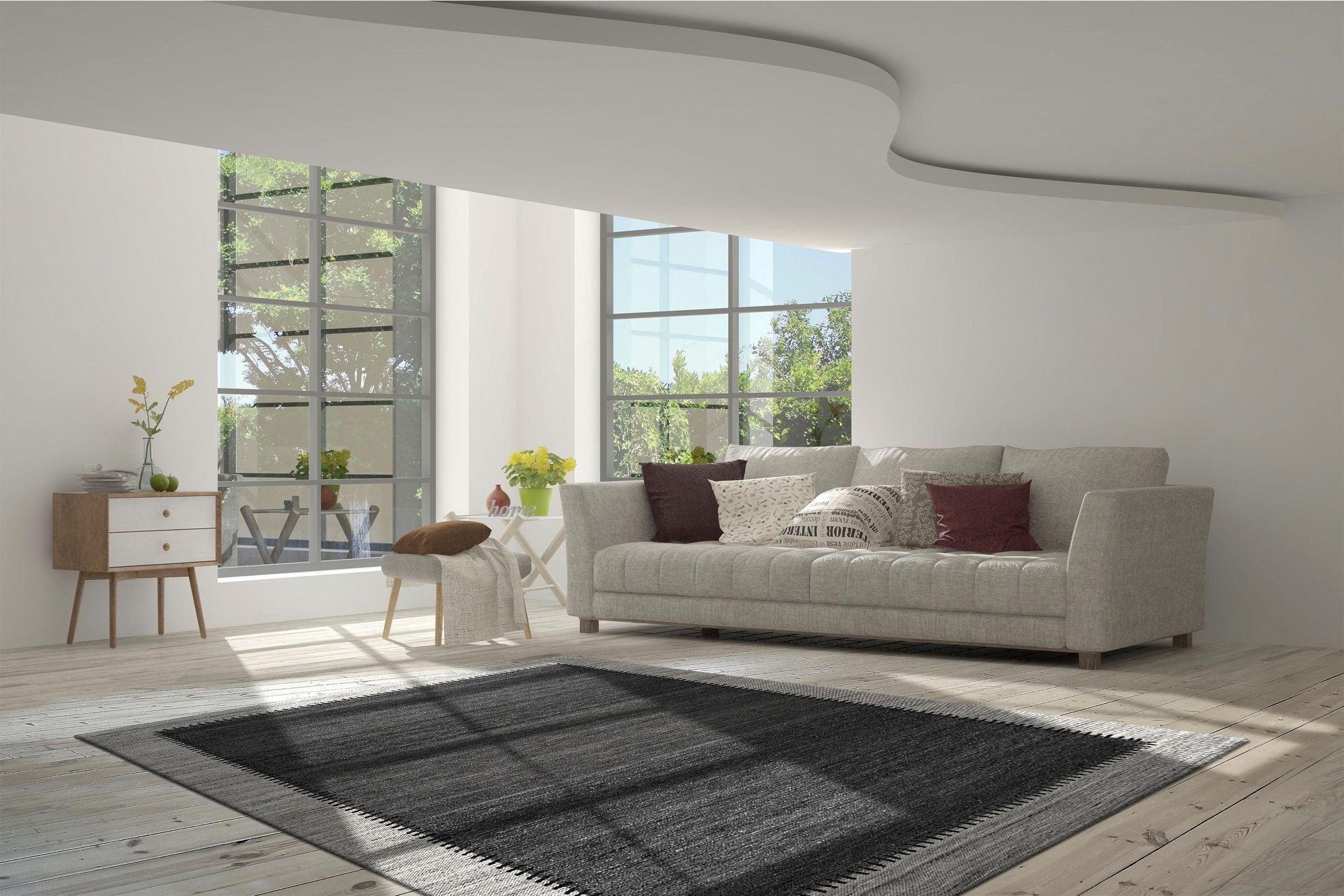 calo-deluxe Vloerkleed Roxy 450 Platweefsel, woonkamer