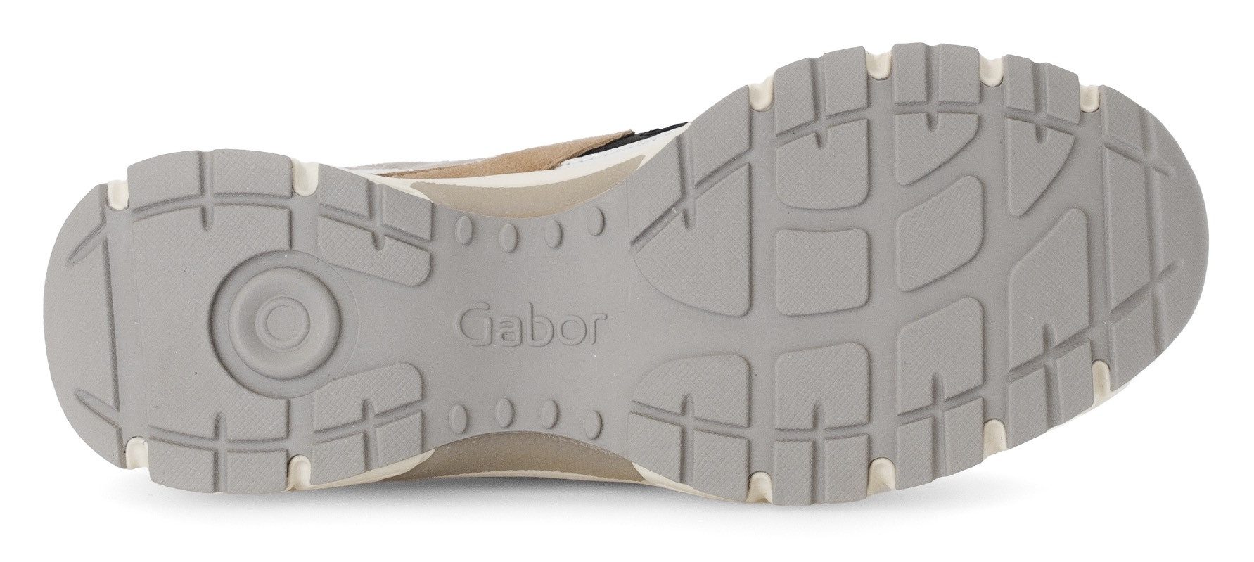 Gabor Sneakers met sleehak Florence , vrijetijdsschoen, lage schoen, veterschoen in comfortwijdte g (= breed)