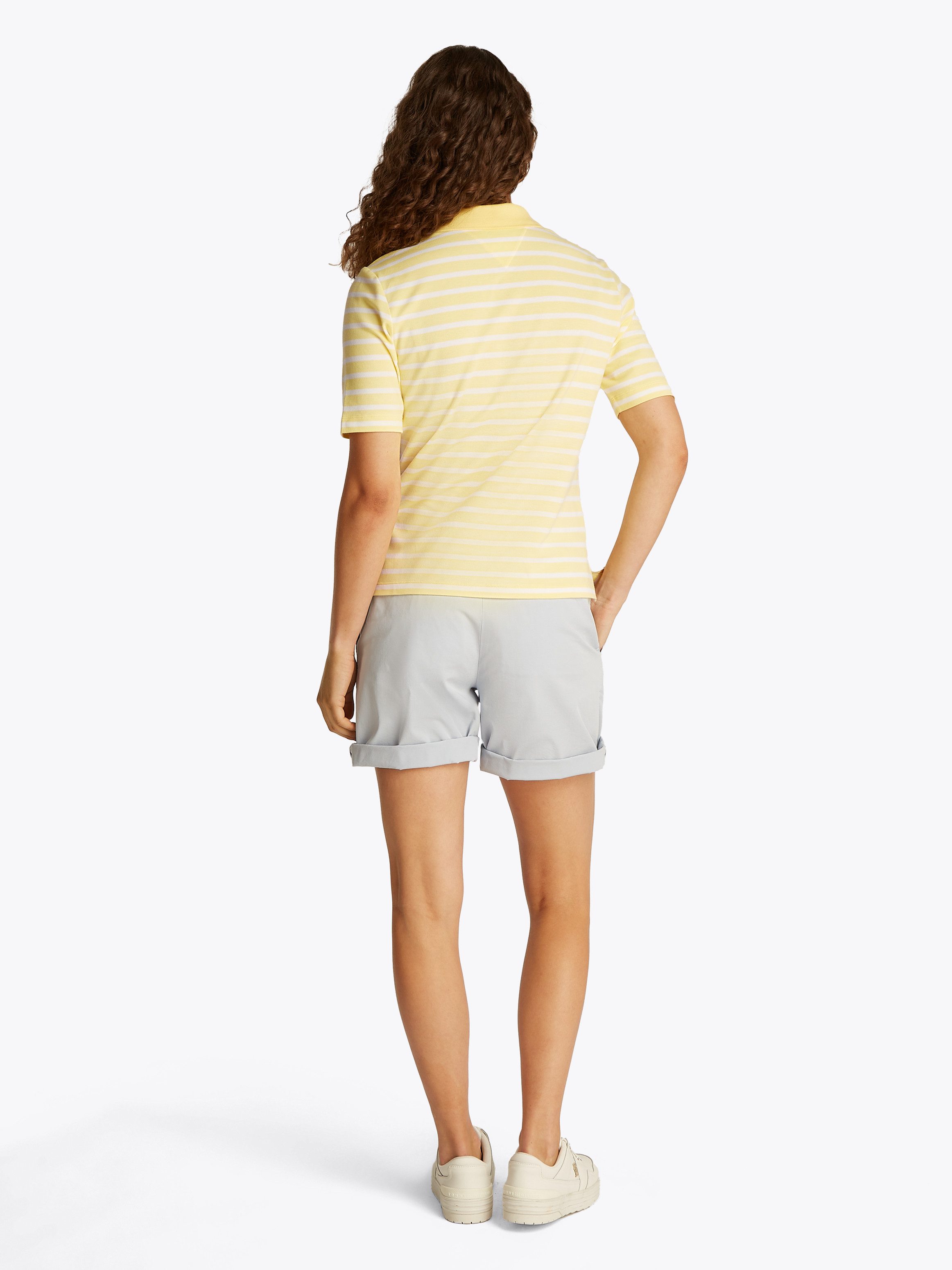 Tommy Hilfiger Poloshirt 1985 Regular Fit Pique Premium Polo met logo-borduursel, met zijsplitten