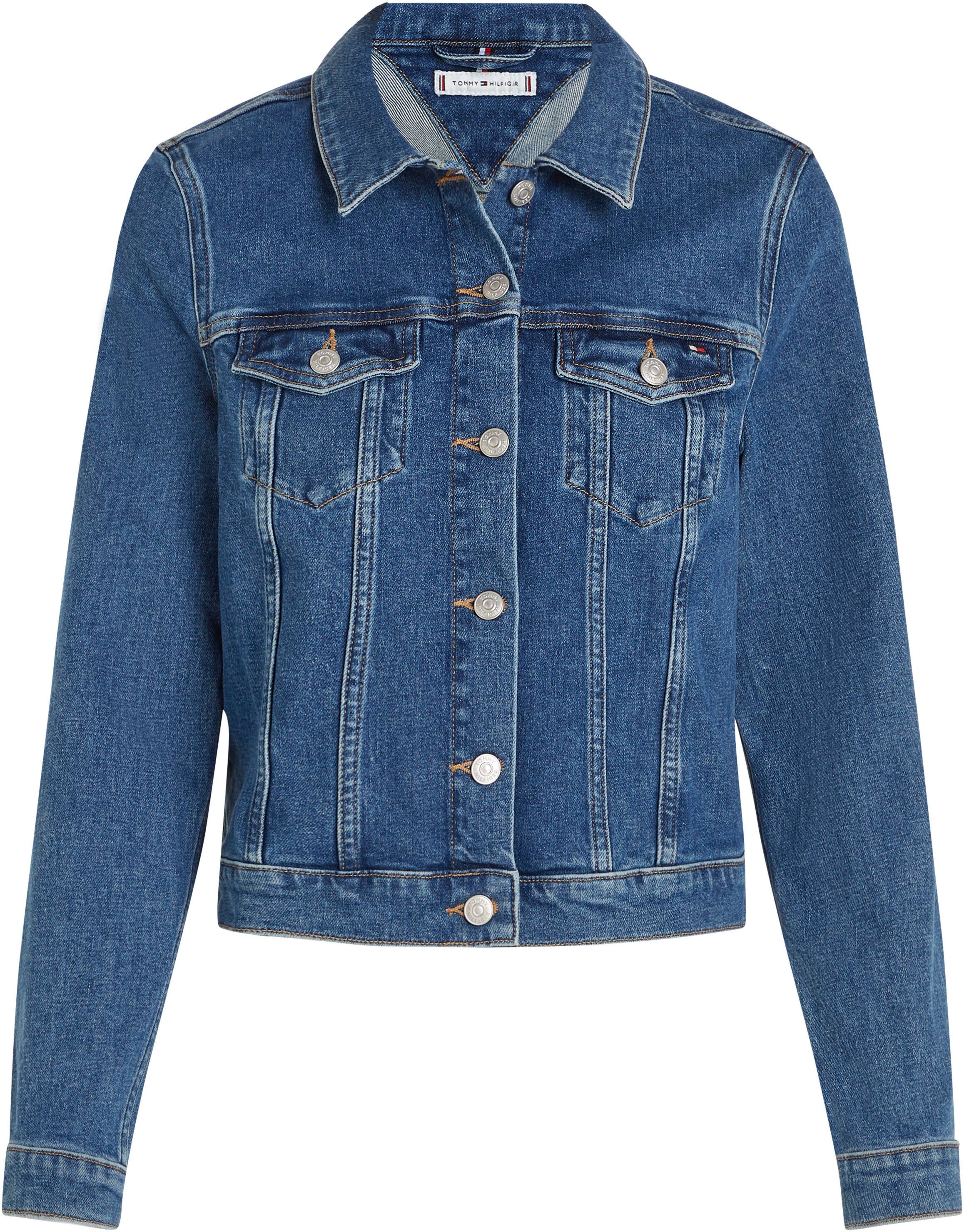 Tommy Hilfiger Curve Jeansjack CRV DNM SLIM JACKET MEL