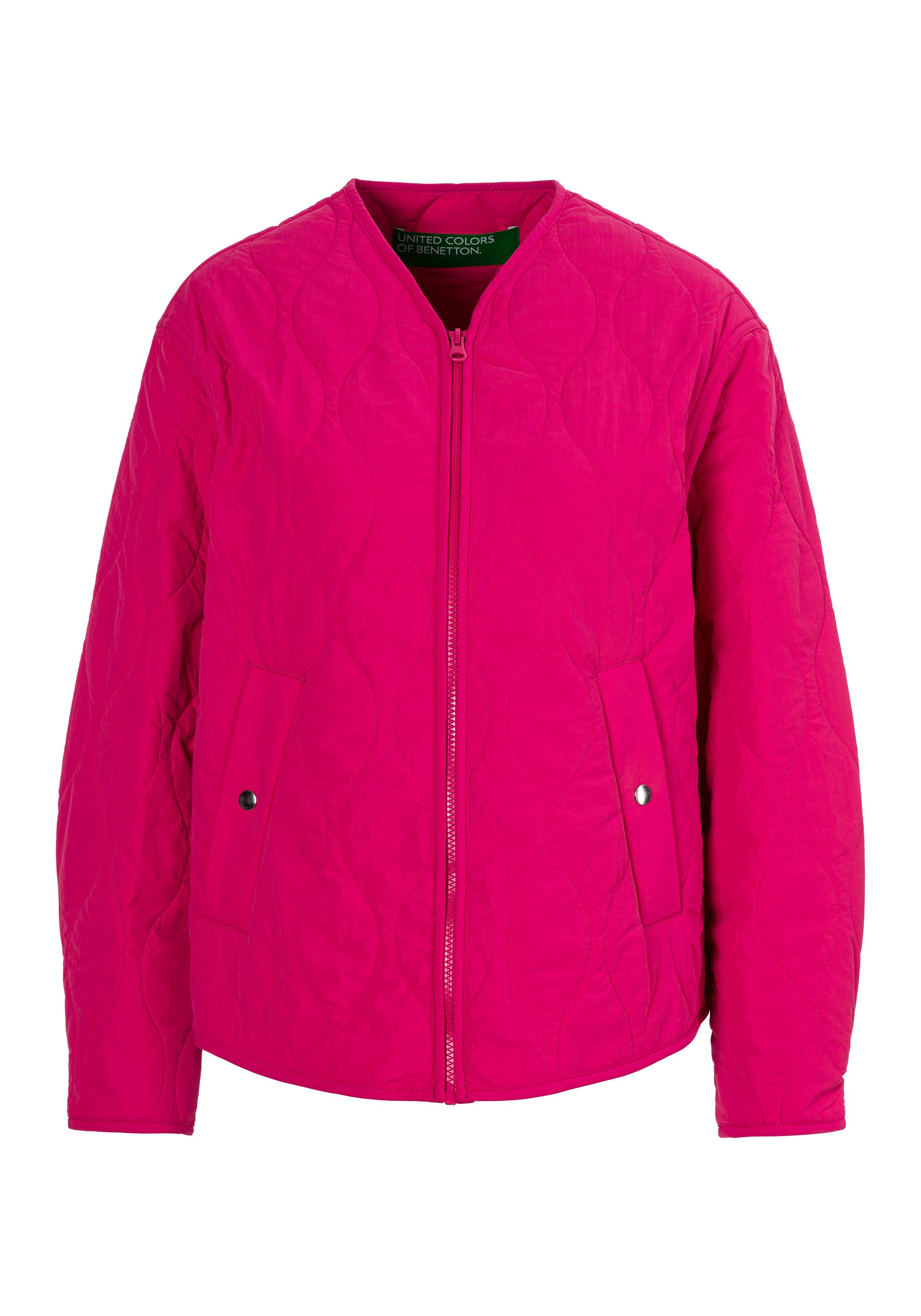 United Colors of Benetton Gewatteerde jas met een ritssluiting