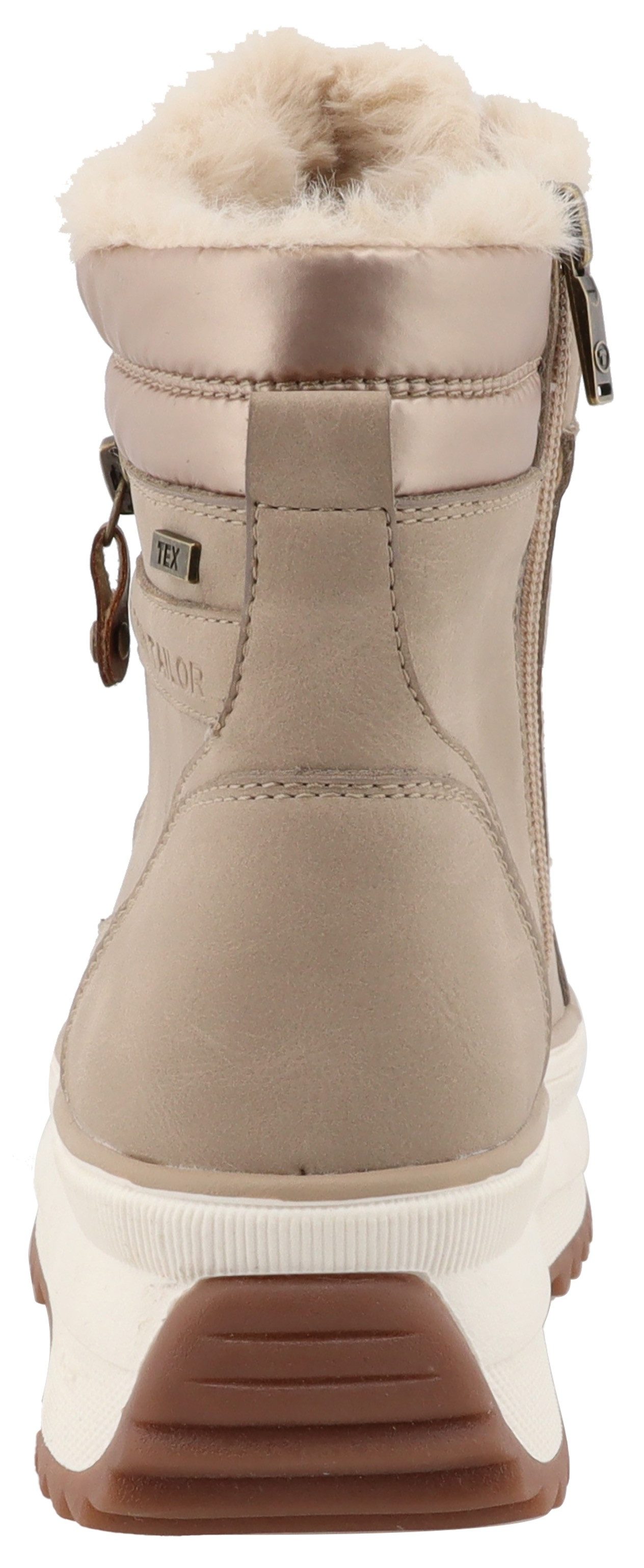 Tom Tailor Winterlaarzen , plateau, veterschoenen, outdoorschoen in comfortabele breedte g (= breed)