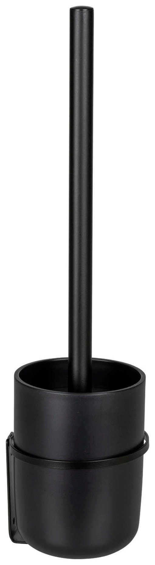 WENKO Toiletset Turbo-Loc® Carpino zwart, bevestigen zonder boren