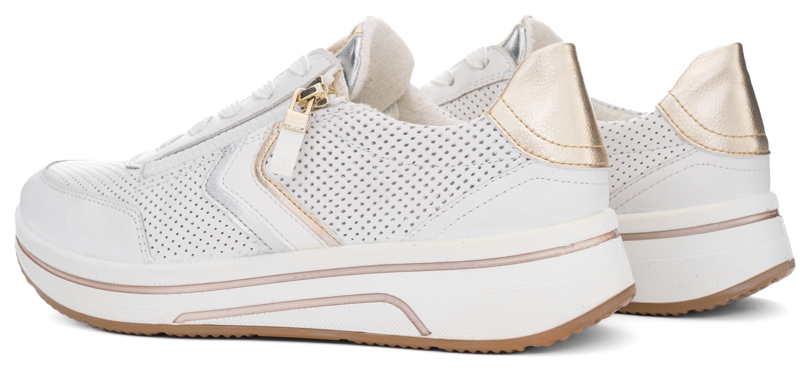 Ara Sneakers Sapporo , vrijetijdsschoen, comfort schoen, revalidatie schoen in h-breedte (= zeer breed)