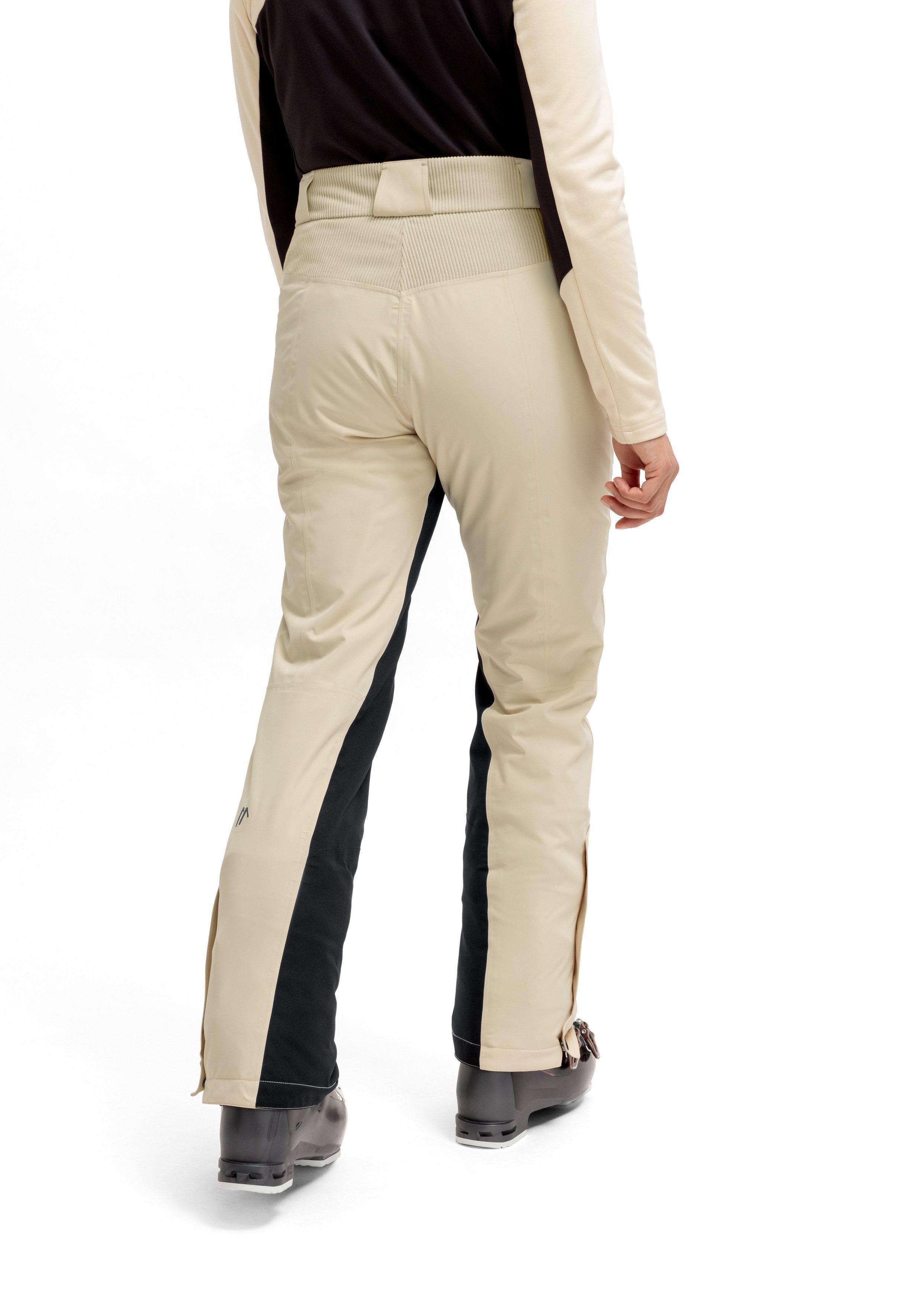 Maier Sports Skibroek Whiteglam Pants W Dames Sneeuwbroek ademend en waterdicht Regular Fit