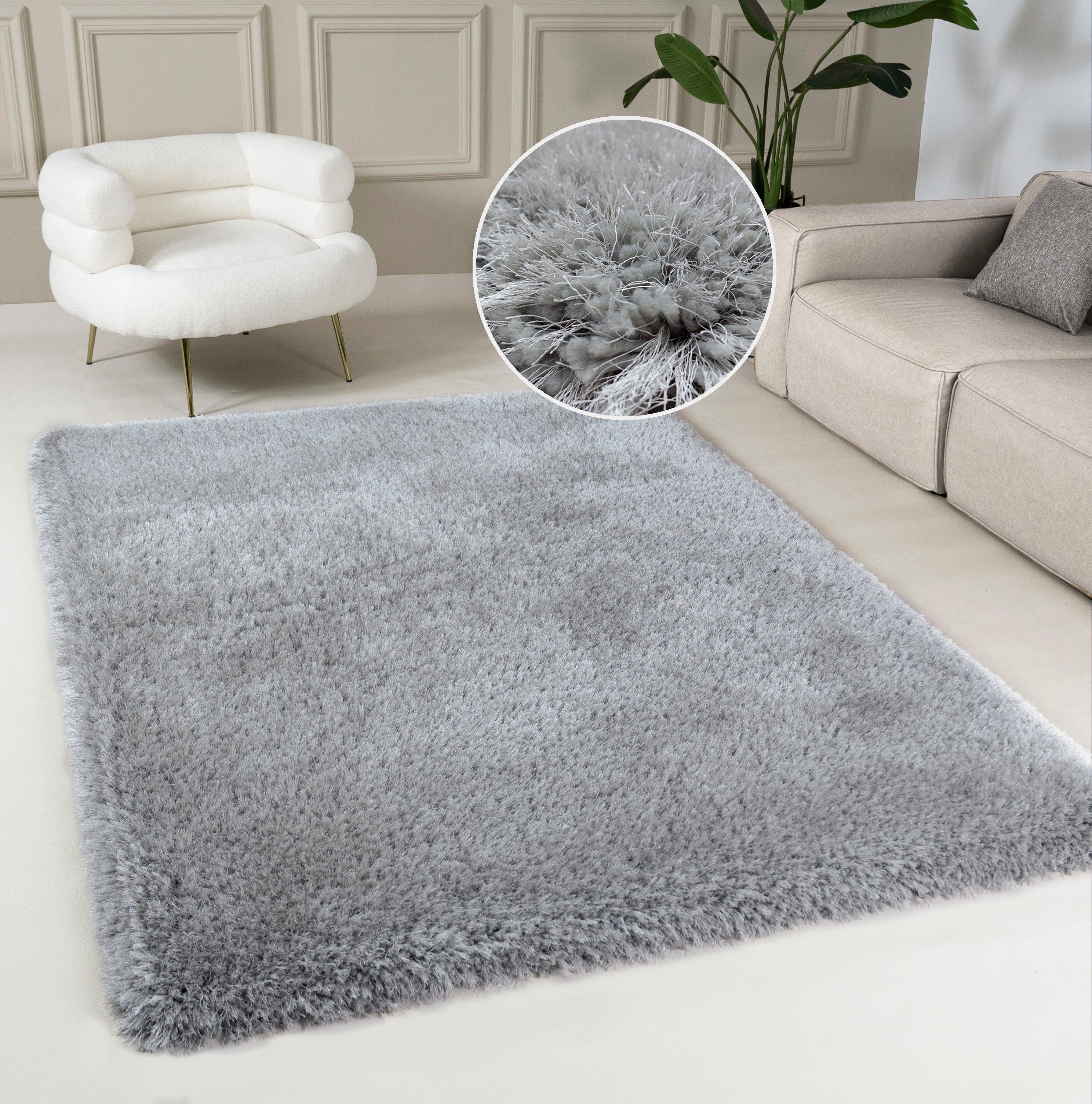Guido Maria Kretschmer Home&Living Hoogpolig vloerkleed Micro exclusieve tapijt, zeer hoge pool, zacht door microvezel