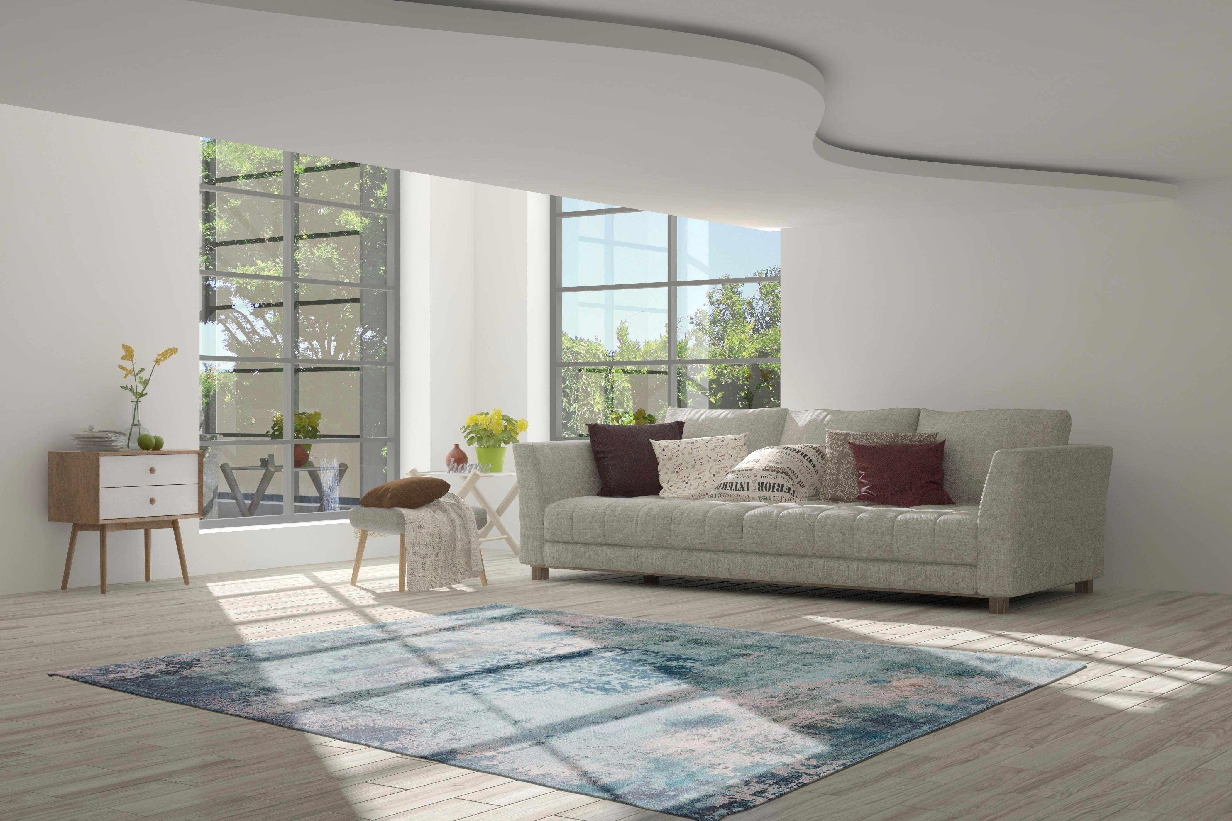calo-deluxe Vloerkleed Layata 8034 Korte pool, woonkamer