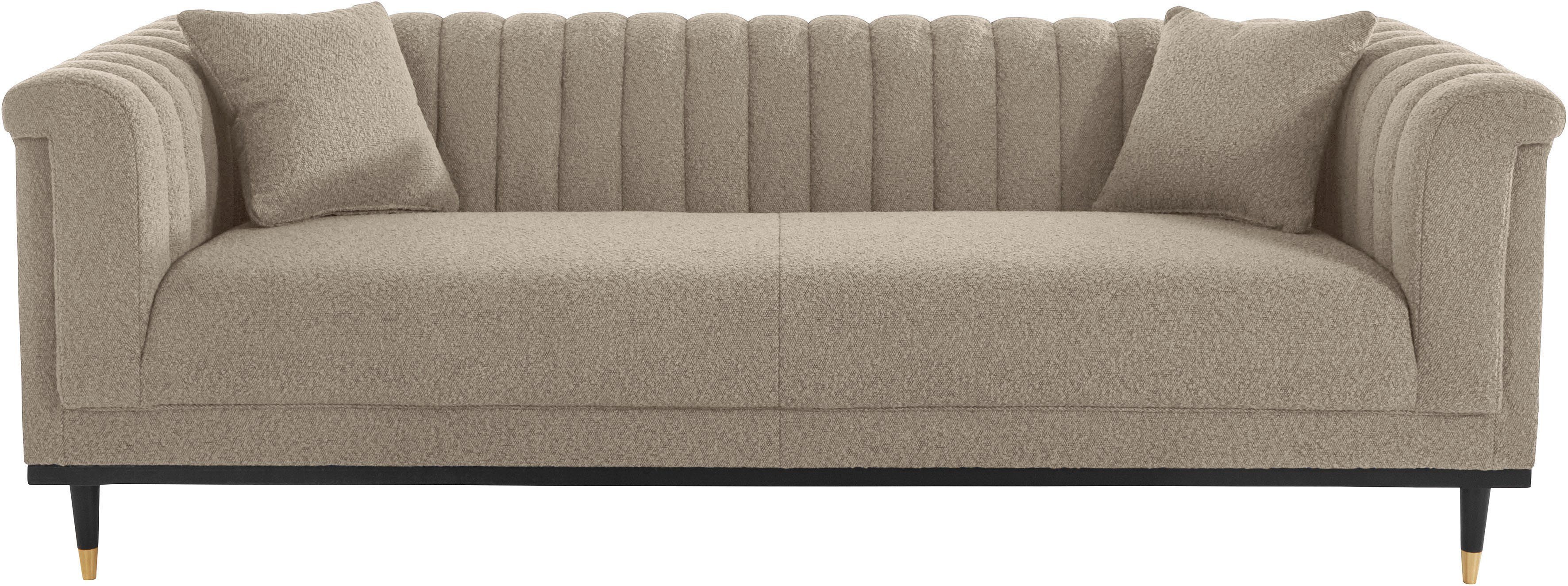 Guido Maria Kretschmer Home&Living 3-zitsbank Chamby New bouclé-structuurbekleding met stiksels bij de leuning