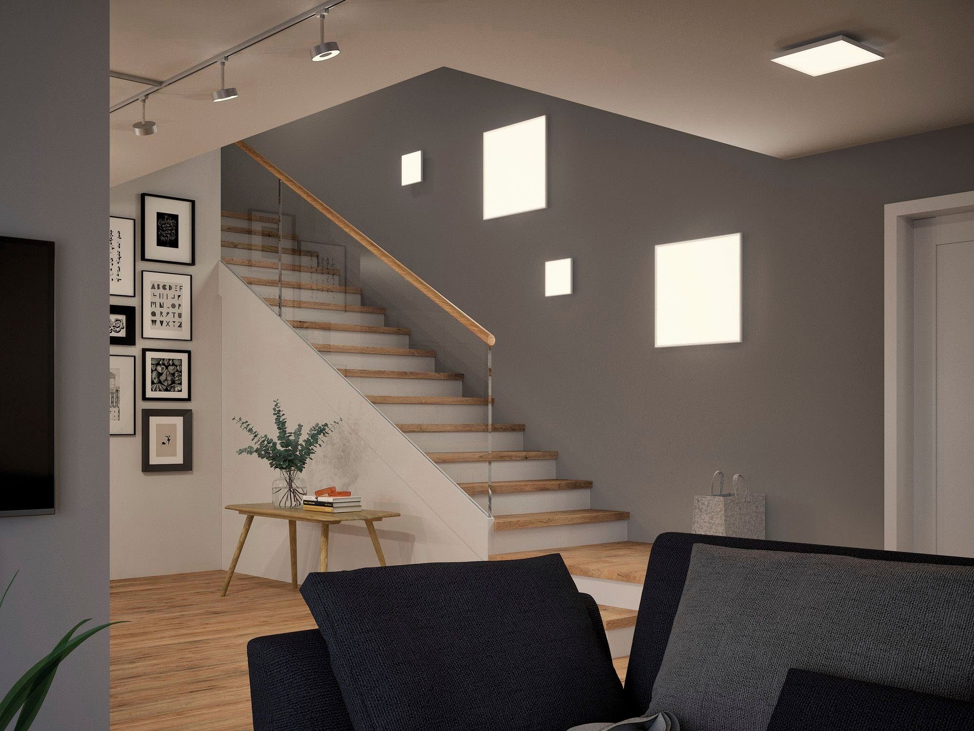 Paulmann Ledinbouwlamp Veluna VariFit Edge IP44 vierkant 160x160mm 1100lm 3000K Wit dimbaar (1 stuk)