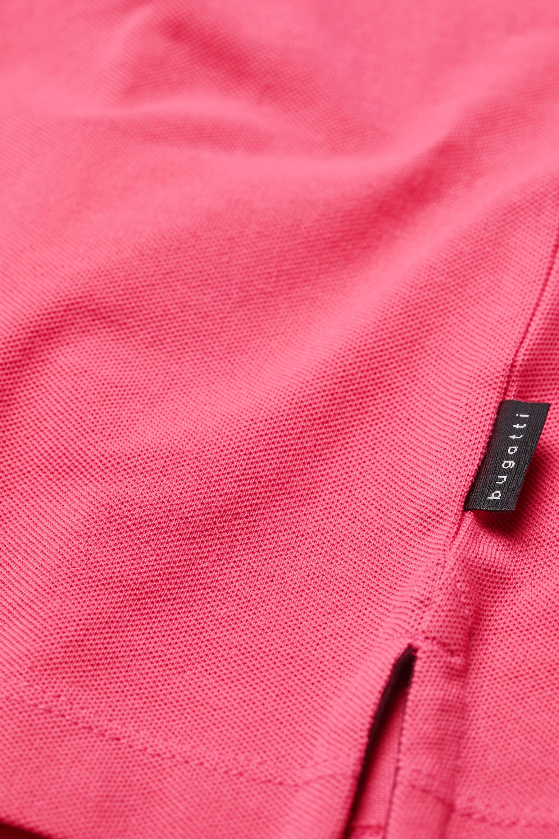 Bugatti Poloshirt met contraststrepen