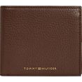 tommy hilfiger portemonnee premium leather cc flap and coin van hoogwaardig leer bruin
