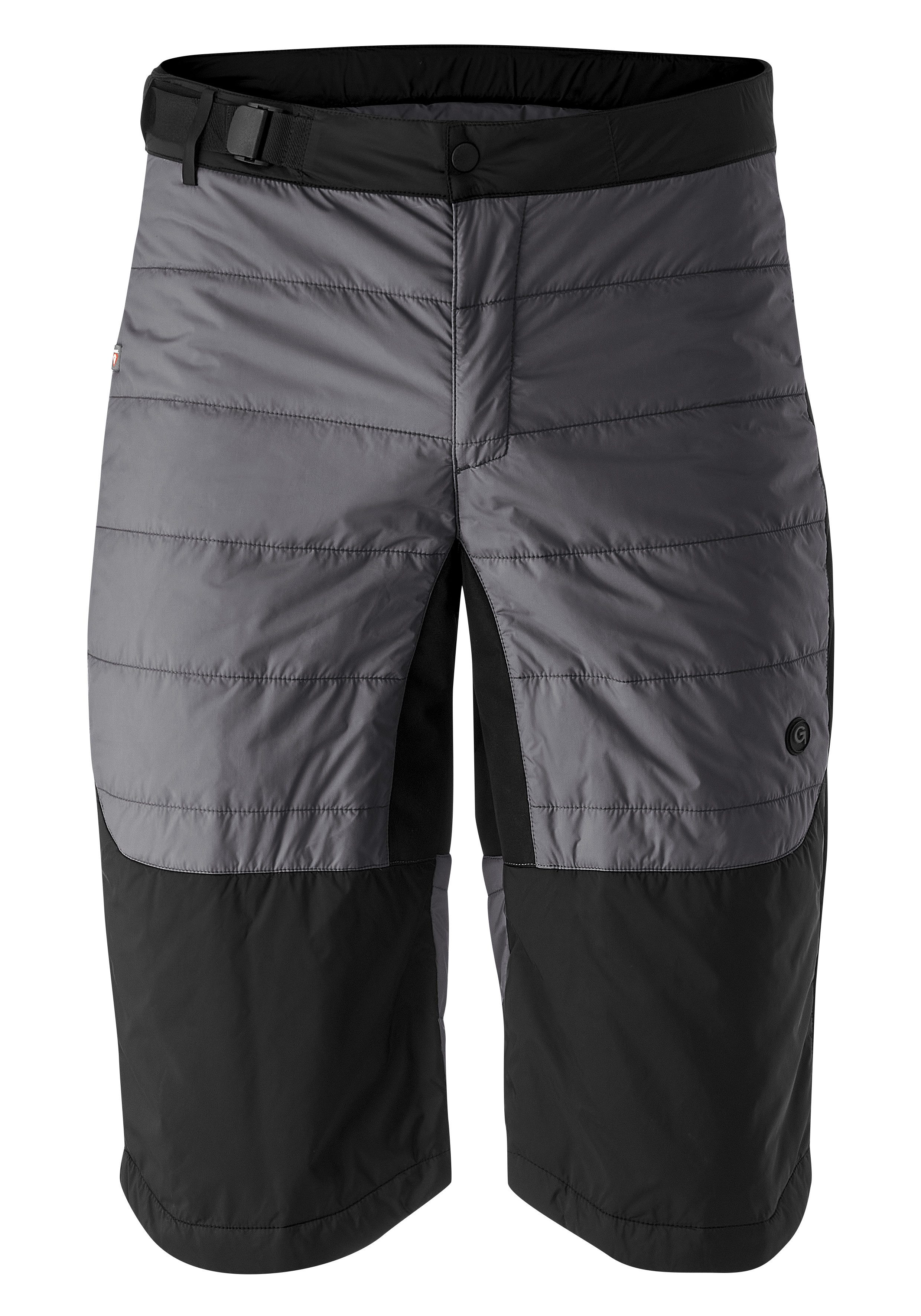 Gonso Fietsbroek TRAIL SHORTS PRIMALOFT M Heren Primaloft-fietspants, MTB-shorts zonder zitkussen, verstelbare band heren broeken maat M grijs