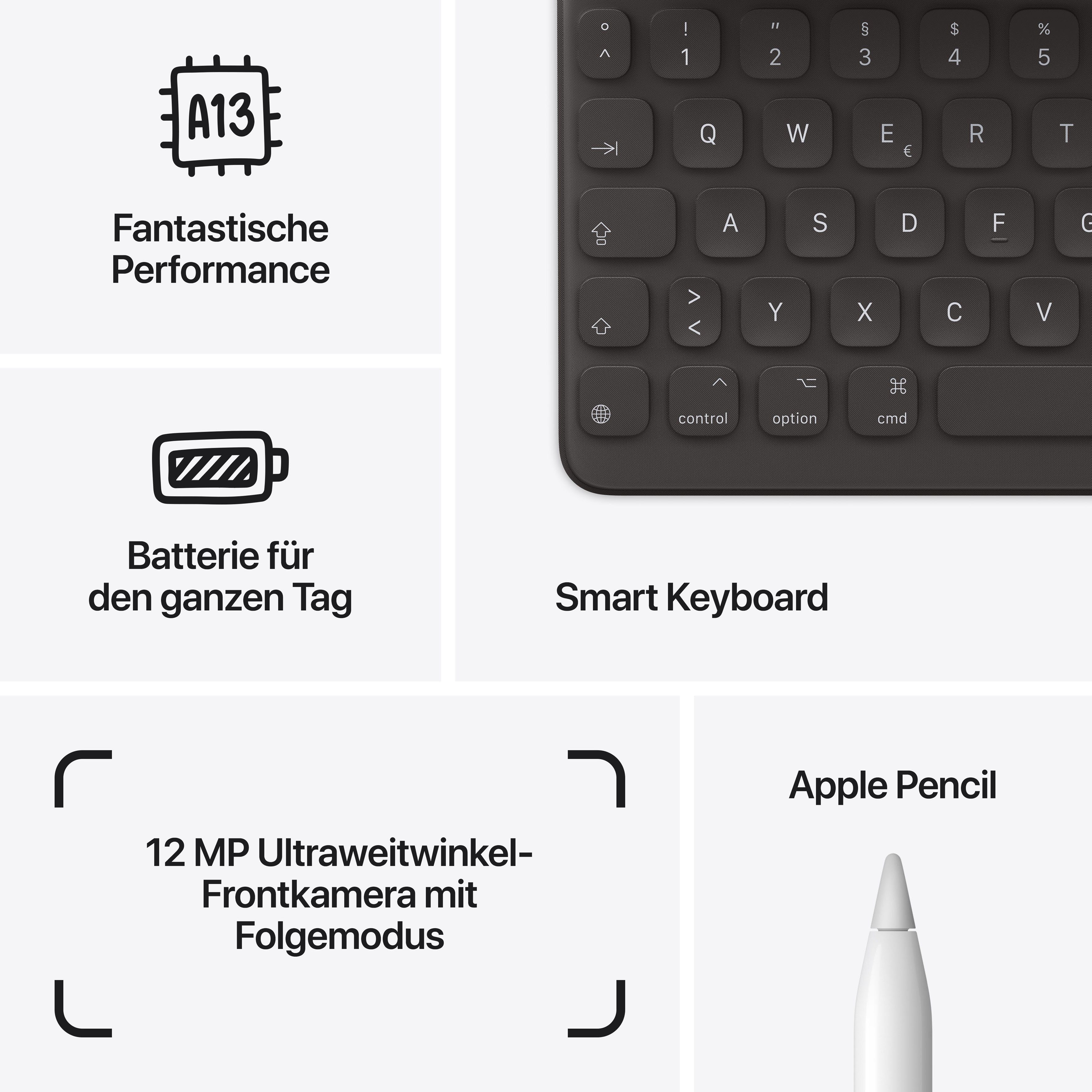 Apple Tablet iPad 10.2" Wi-Fi (2021) 9 Generation, 10,2", iPadOS