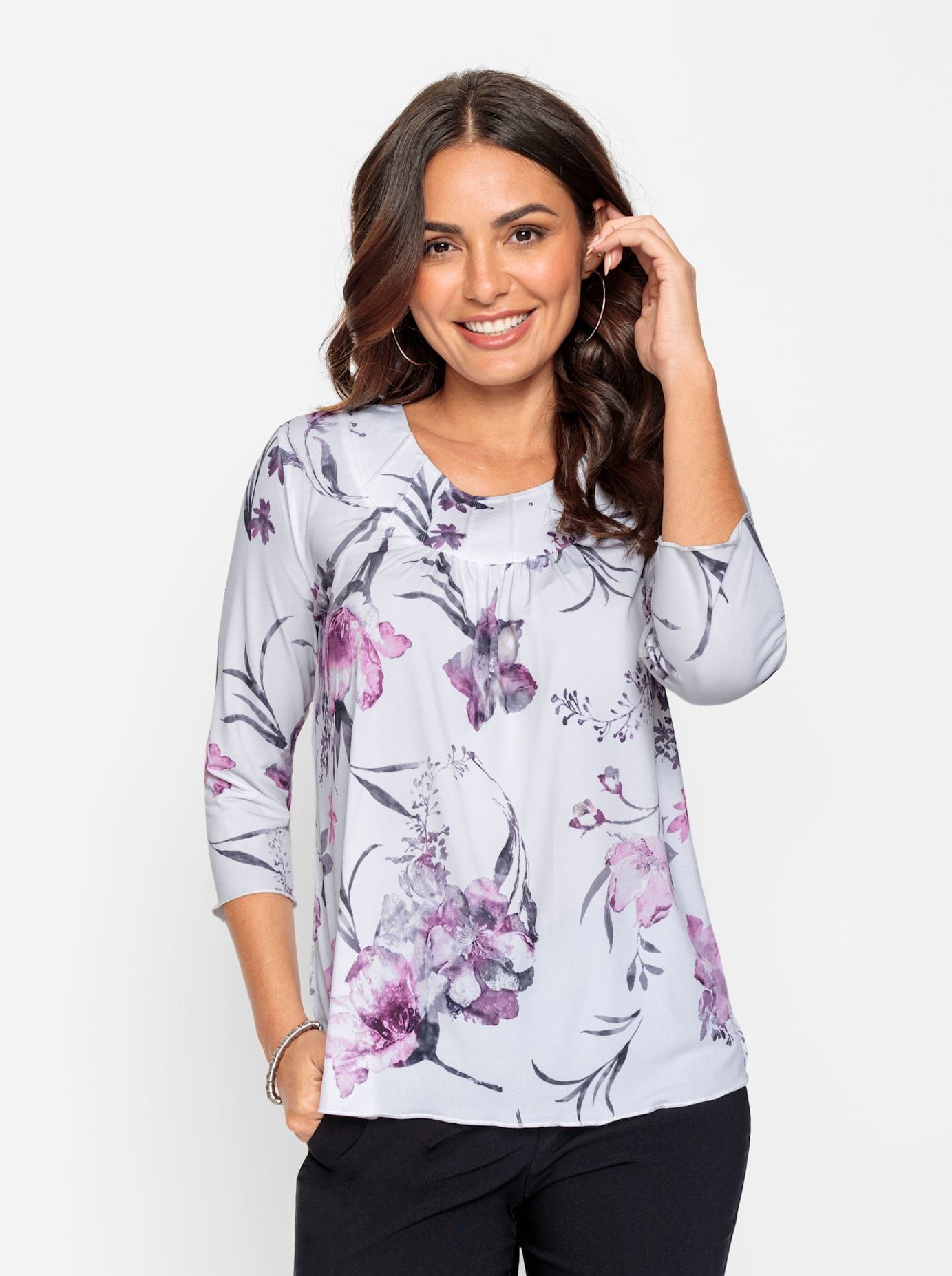 Lady Shirt met print Shirt (1-delig)