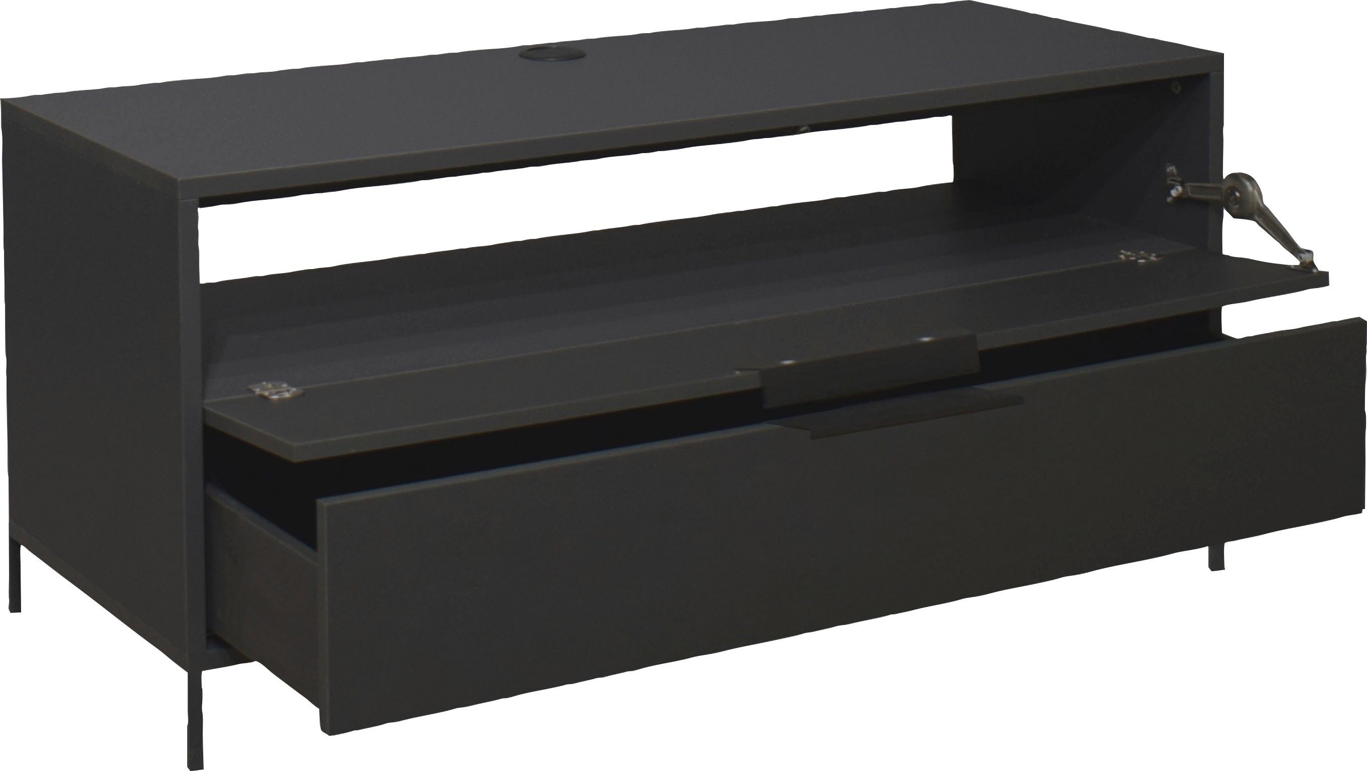 Mäusbacher Tv-meubel Bonnie TOPSELLER! Lowboard met vierkant frame
