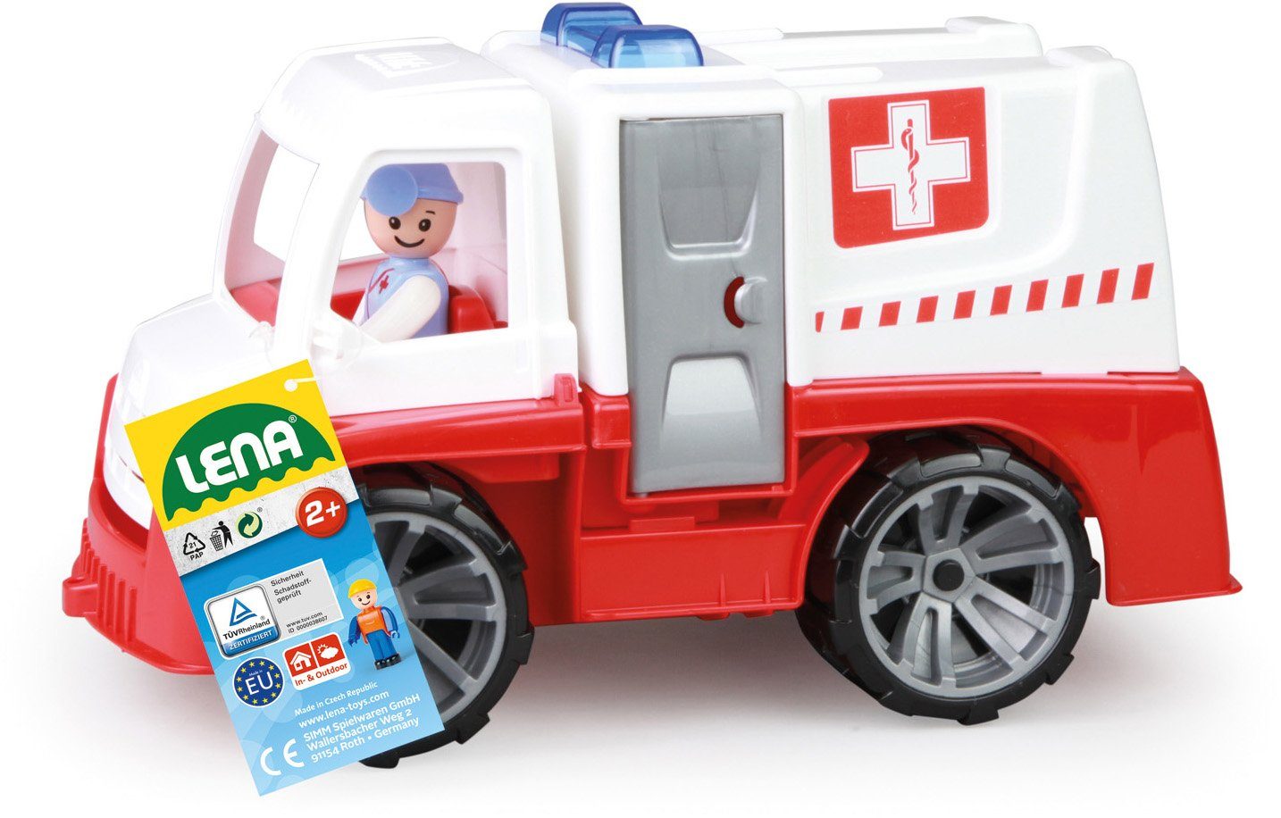 Lena® Speelgoed-ambulance TRUXX Gemaakt in Europa