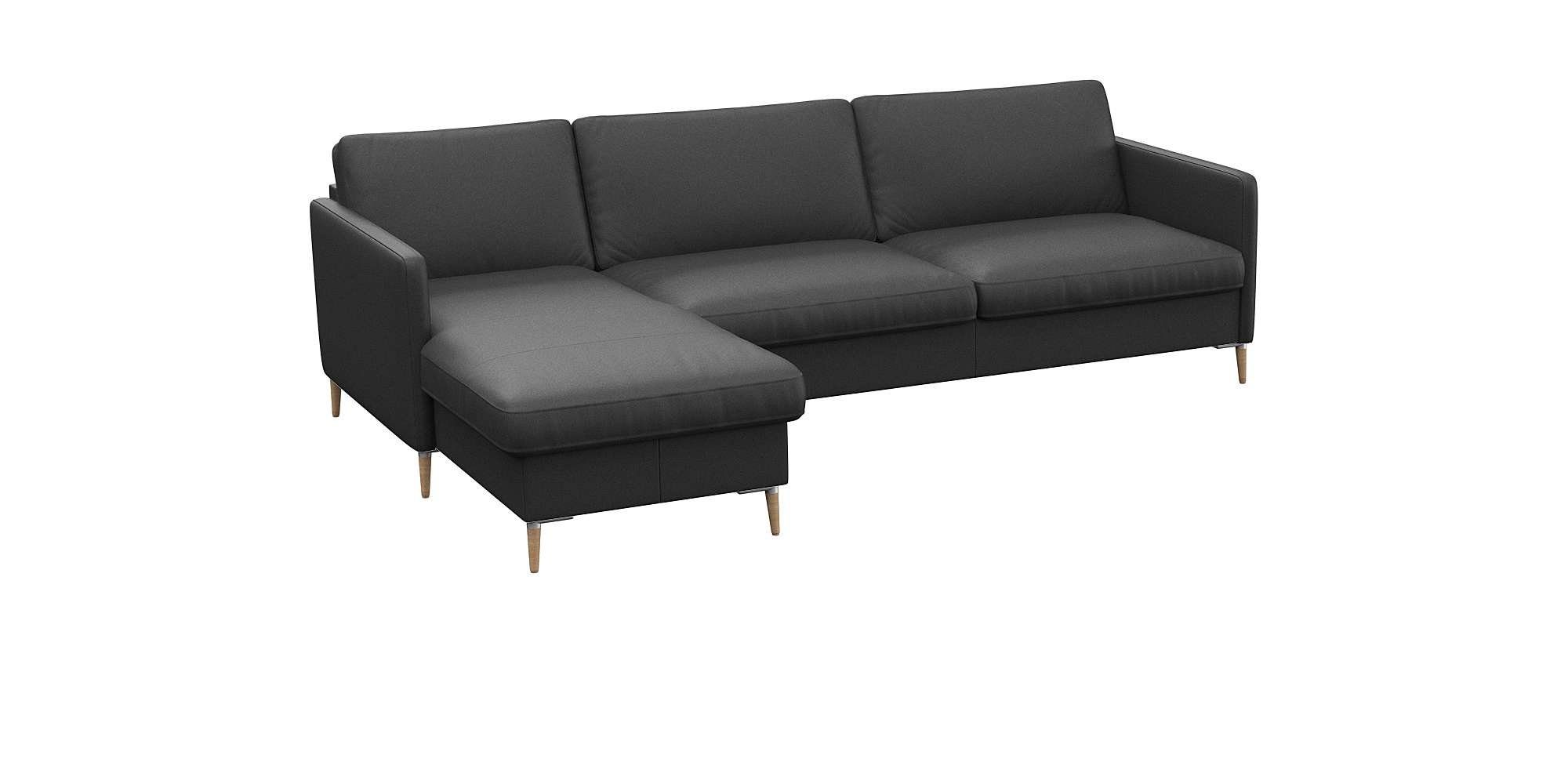 FLEXLUX Hoekbank Fiore, super zitcomfort door koudschuim in de zitting, L-vorm