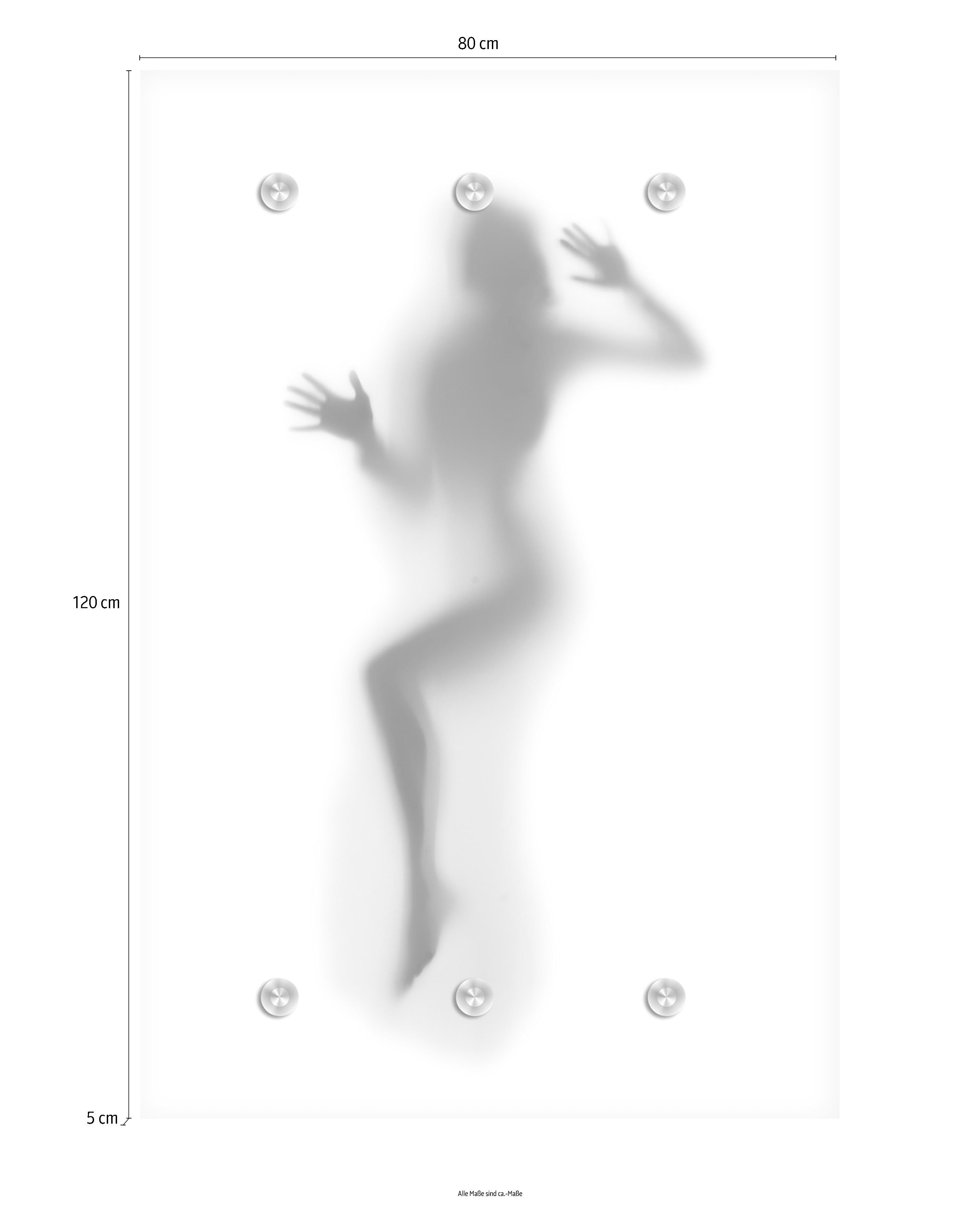 queence Kapstok Vrouw met 6 haken, 80 x 120 cm