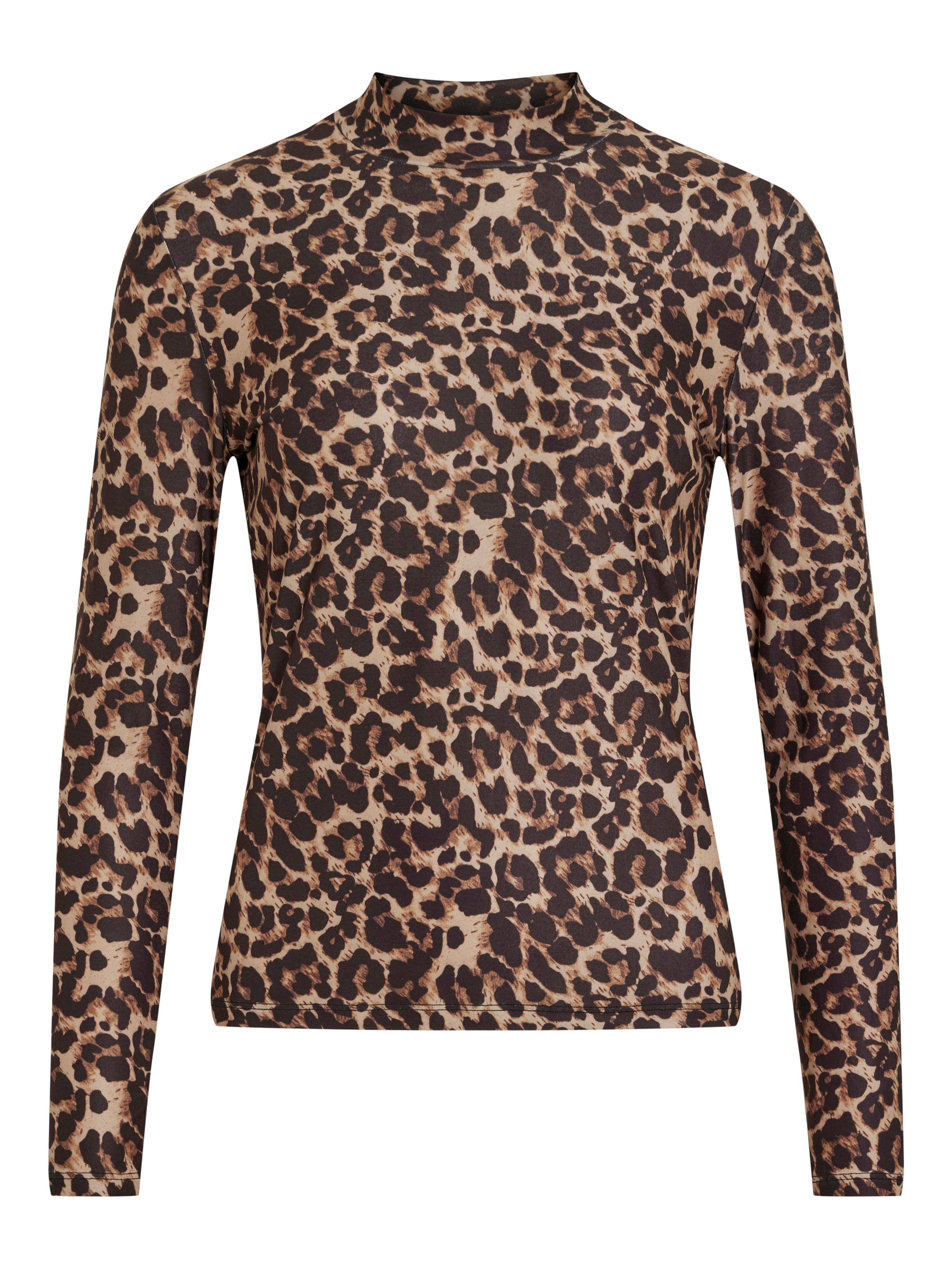 Vila Shirt met staande kraag VILEOA L/S ROLLNECK TOP - NOOS