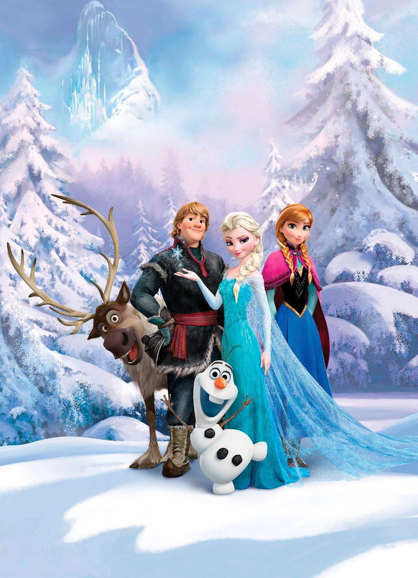 Komar Fotobehang Frozen Winter Land - Afmeting 184 x 254 cm (set)