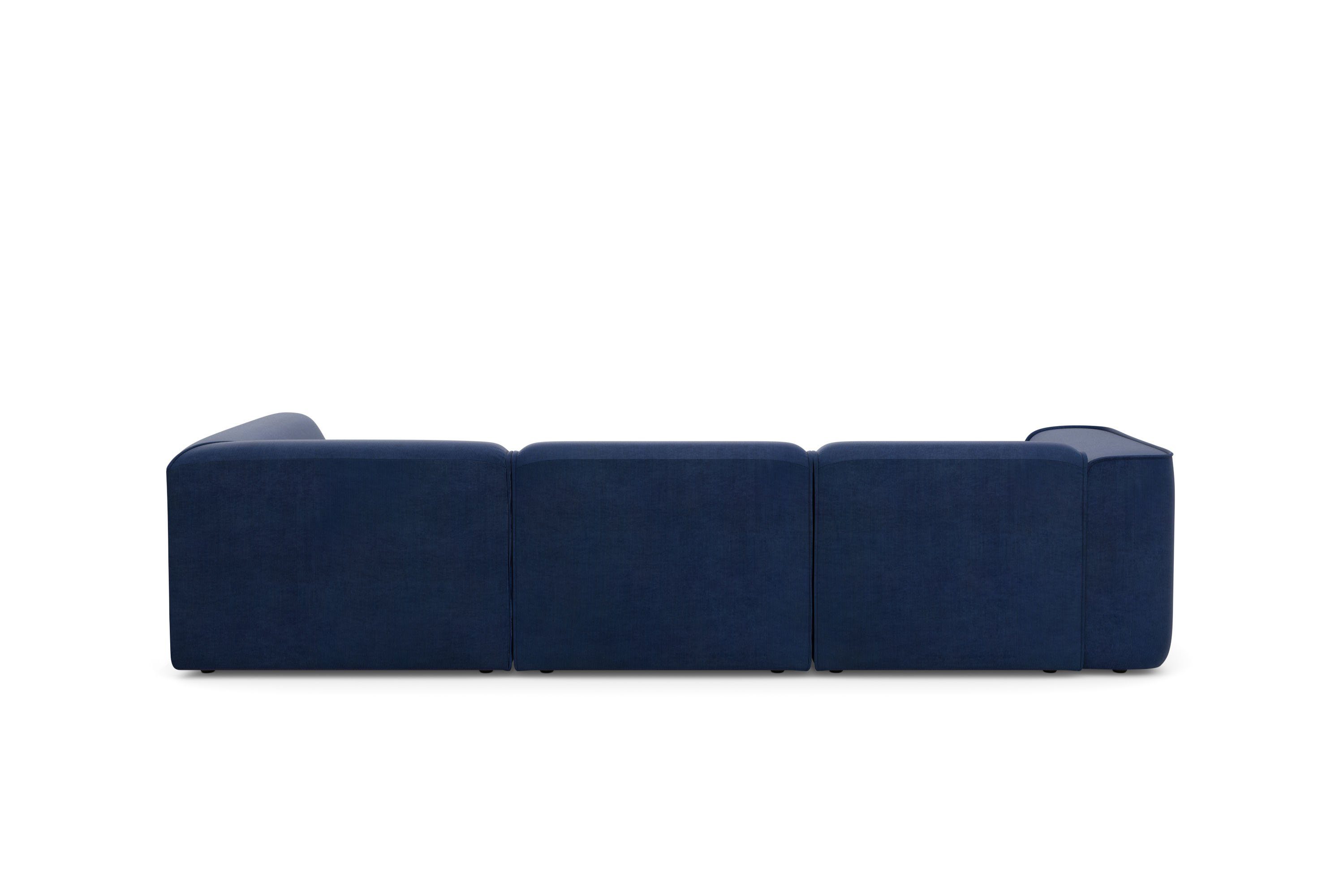 RAUM.ID Hoekbank Merid L-vorm, altijd uitbreidbaar met modules, B/D/H: 295/162/70 cm