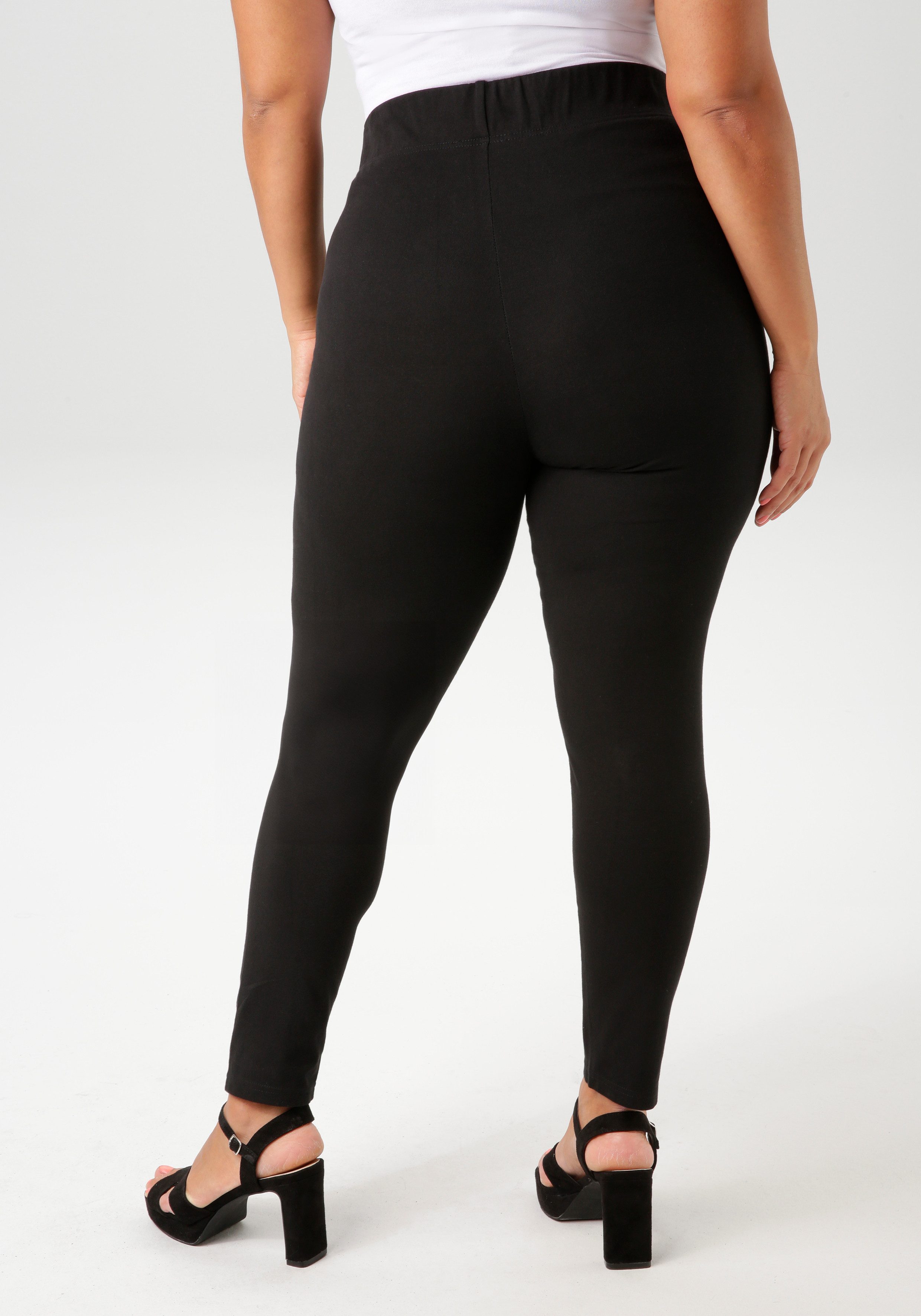Aniston PLUS Legging van elastische single jersey-kwaliteit
