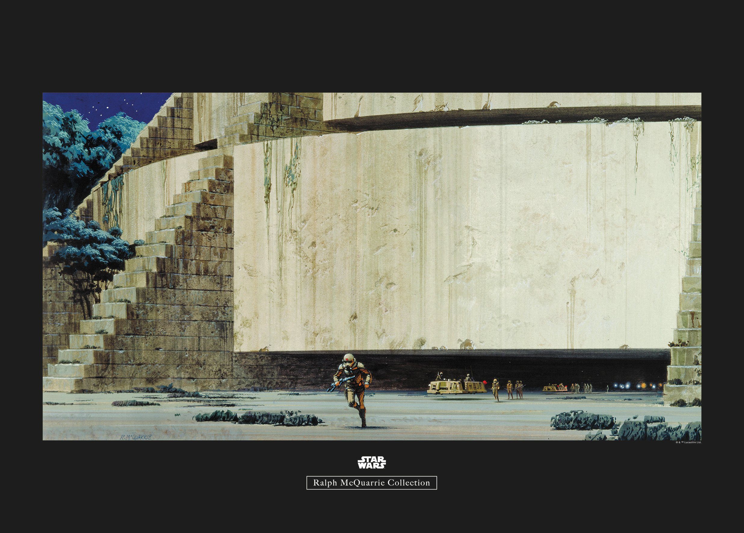 Komar Poster Star Wars Classic RMQ Yavin Temple