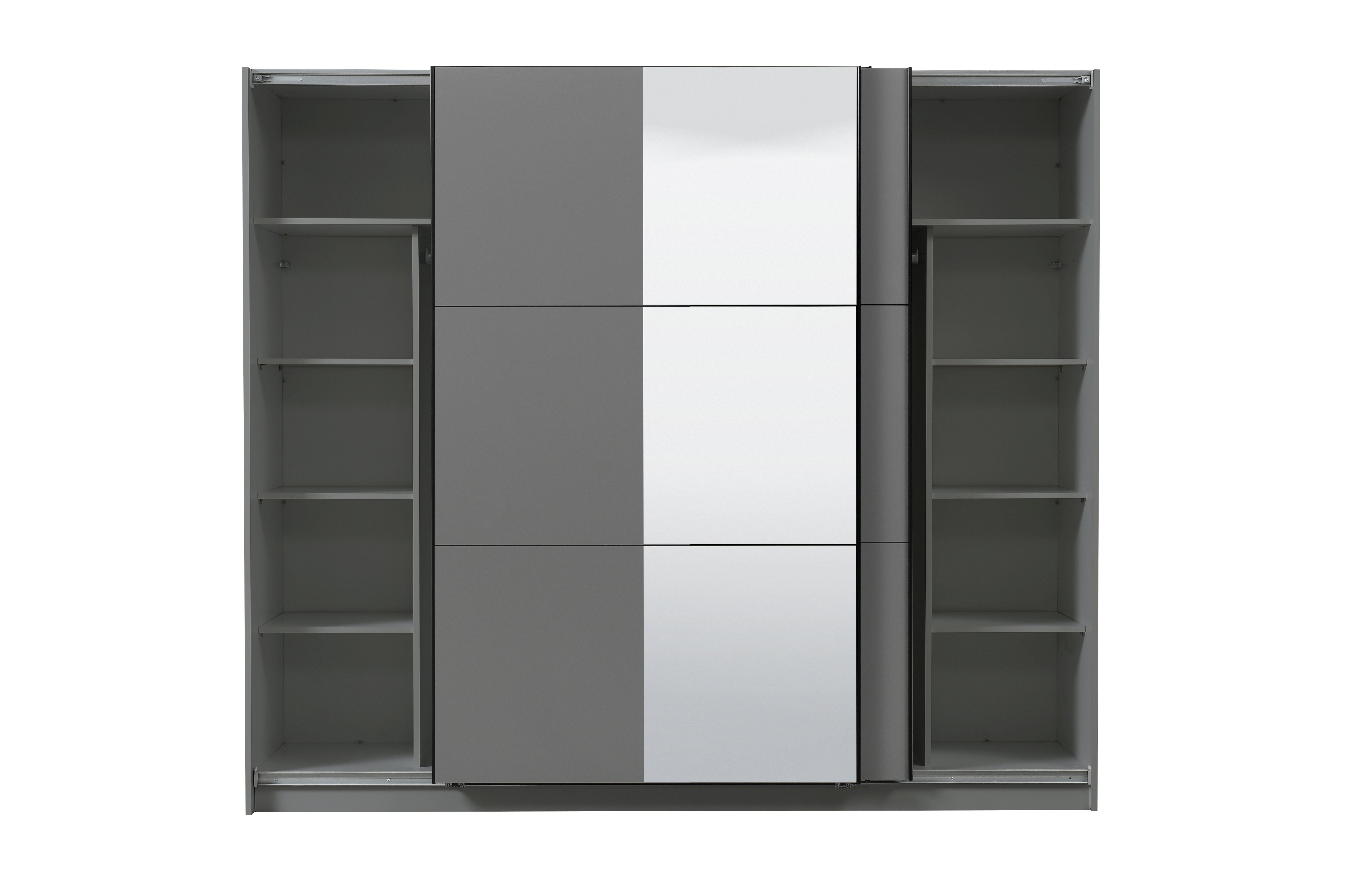 INOSIGN Zweefdeurkast Sierra kledingkast met spiegel linnenkast garderobe Topseller INCLUSIEF interne indeling, FSC®-gecertificeerd, OTTOs Choice