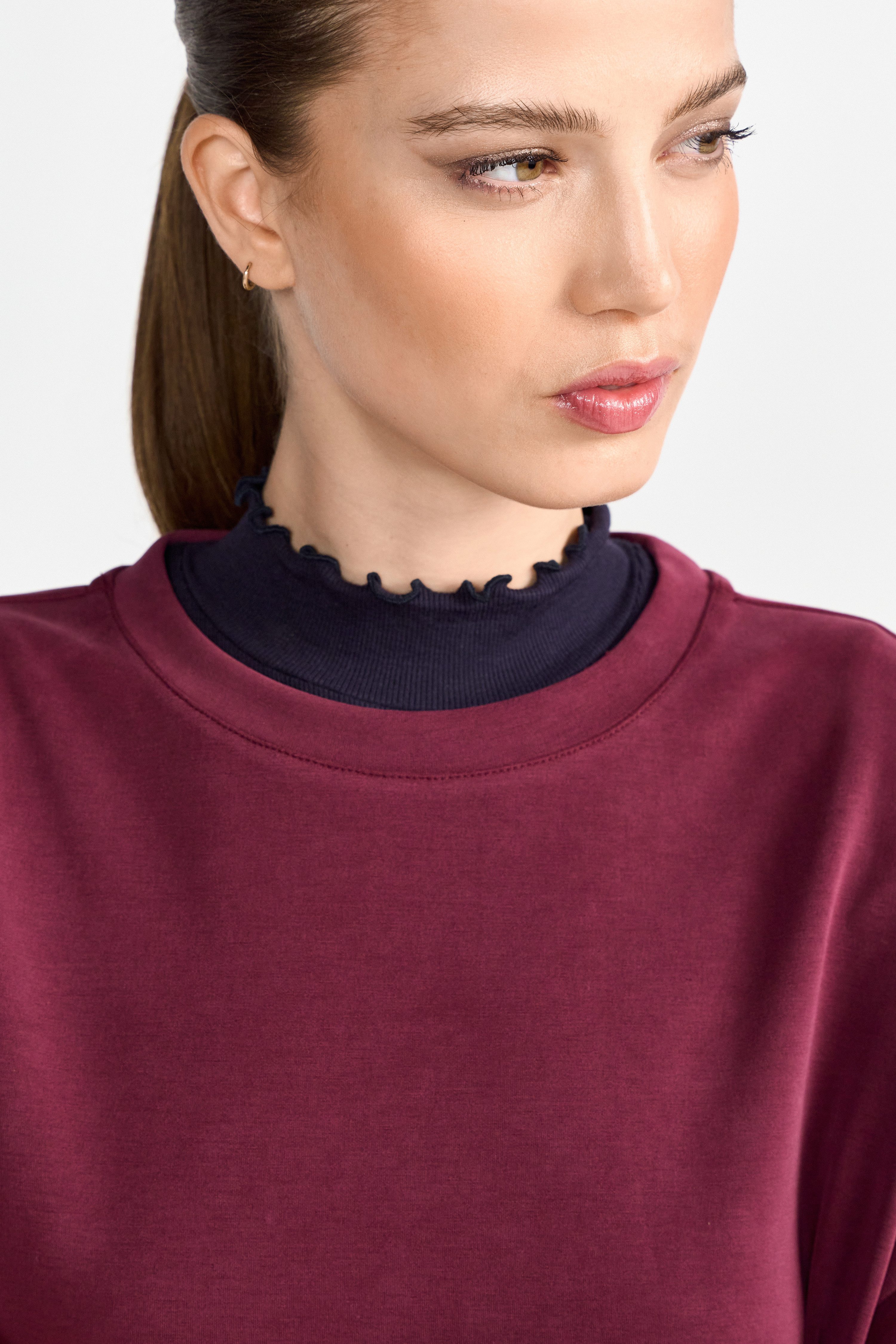 Rich & Royal Sweatshirt van zachte, stevige, geborstelde kwaliteit