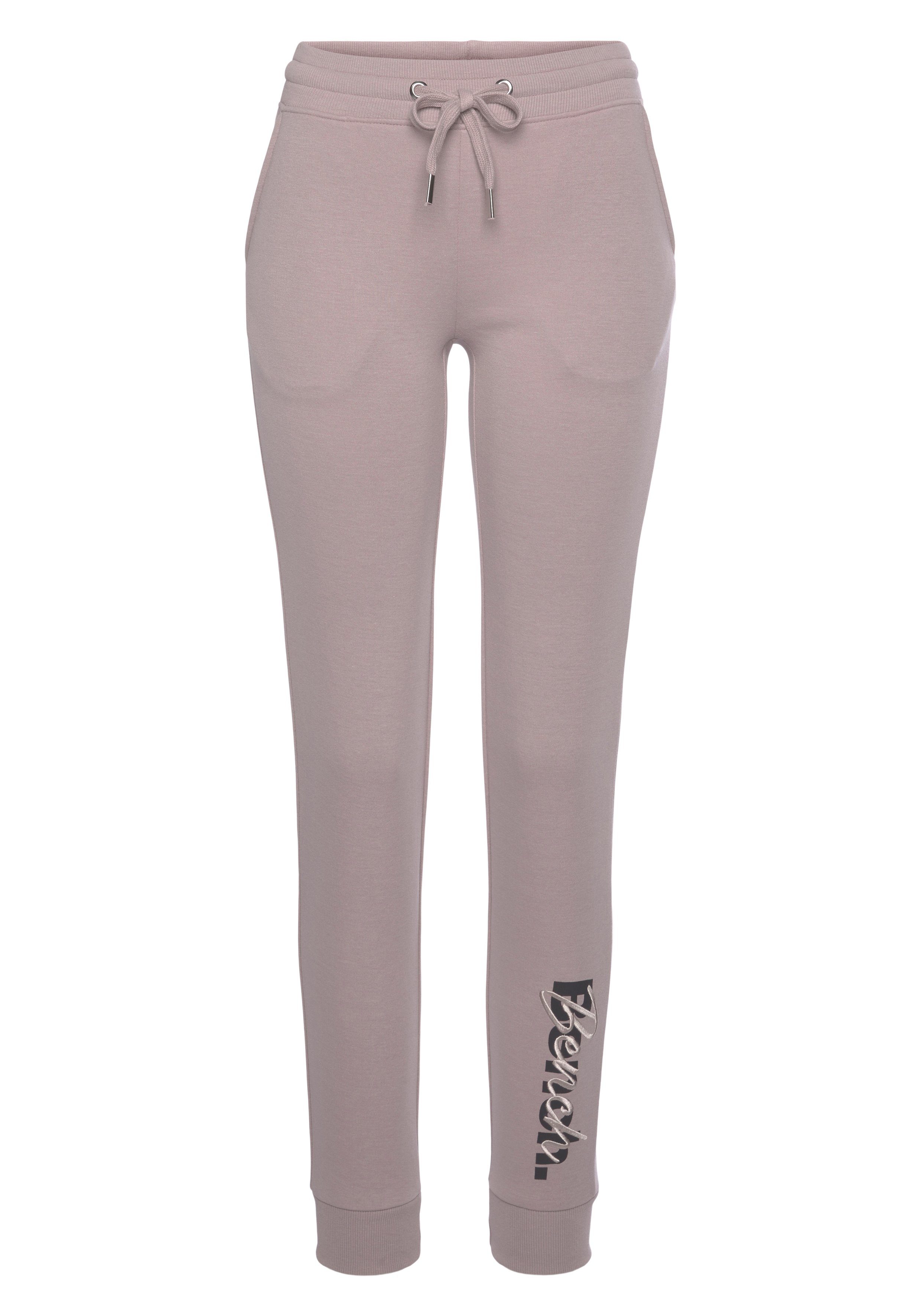 Bench. Loungewear Sweatpants met logoprint en borduurwerk, loungewear