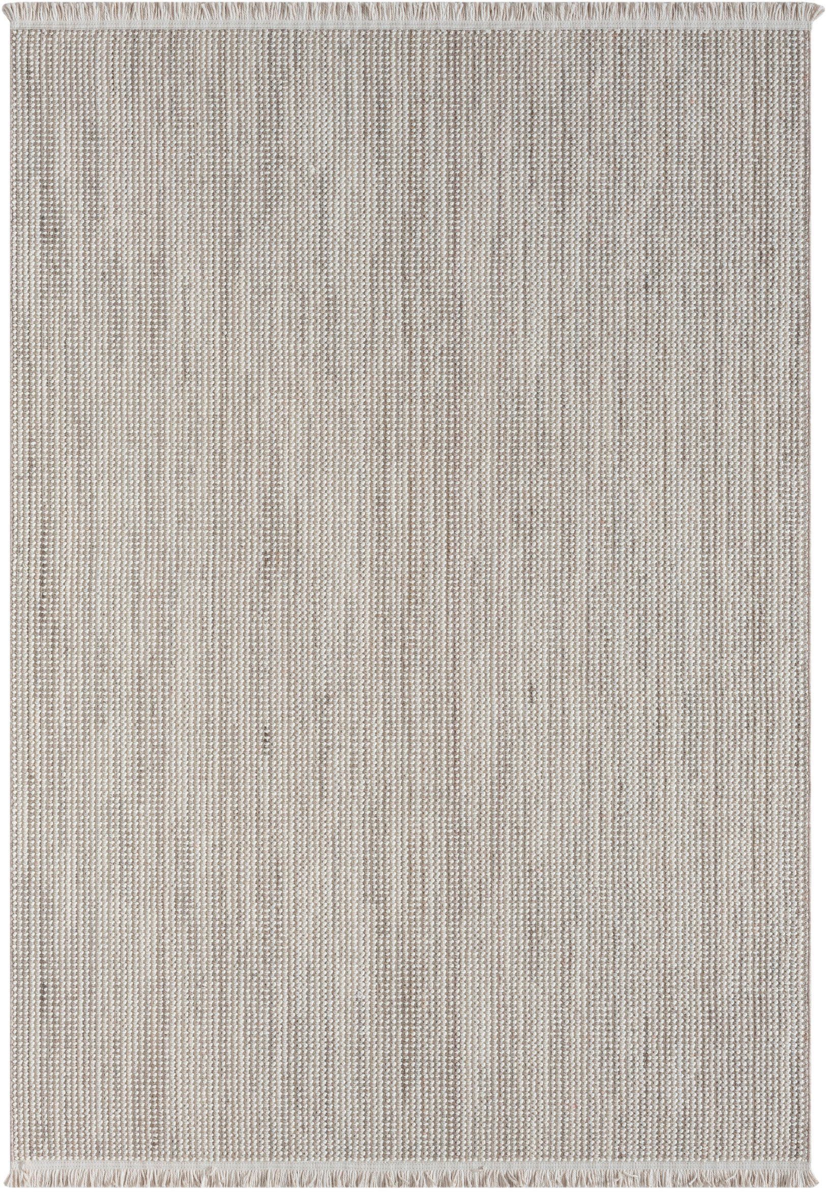 my home Vloerkleed Vals Uni-kleuren, gemêleerd, sisal-look, ook in rond verkrijgbaar, met franjes