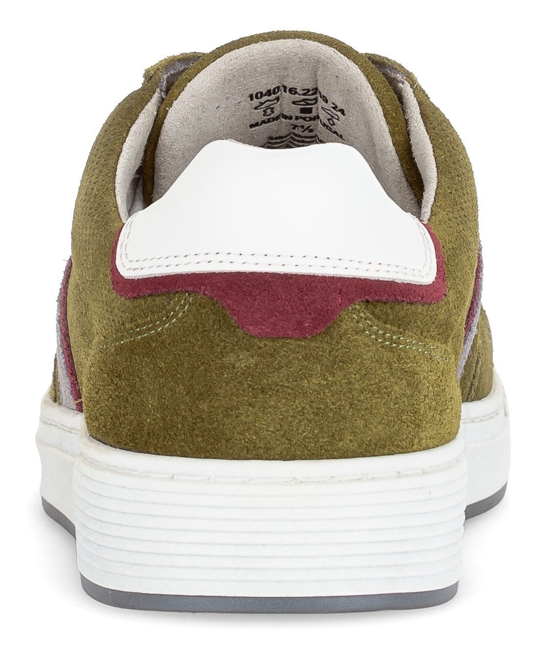 Pius Gabor Sneakers , vrijetijdsschoen, lage schoen, veterschoen met contrastafwerking, breedte g