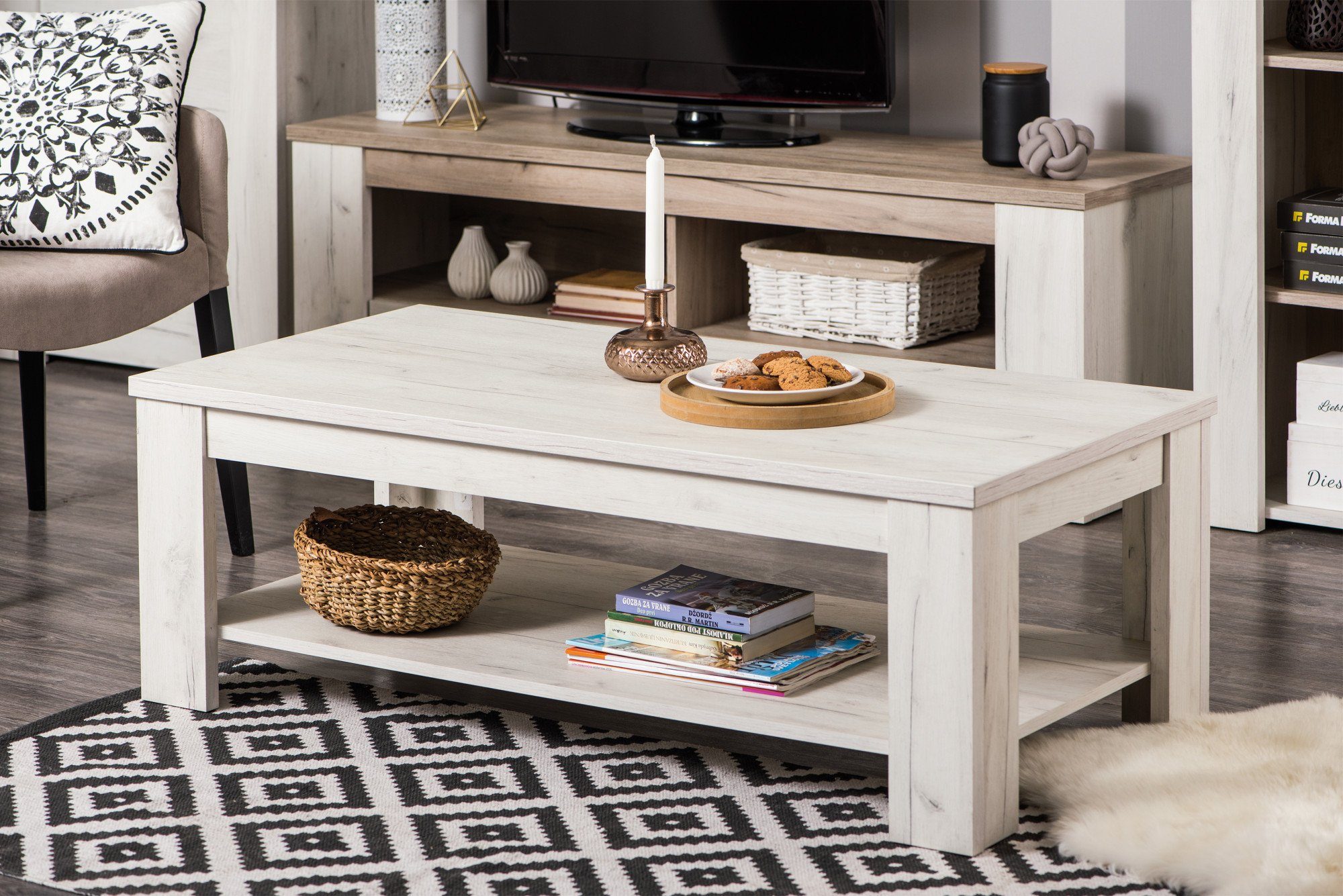 Home affaire Salontafel Oscar CT met plank